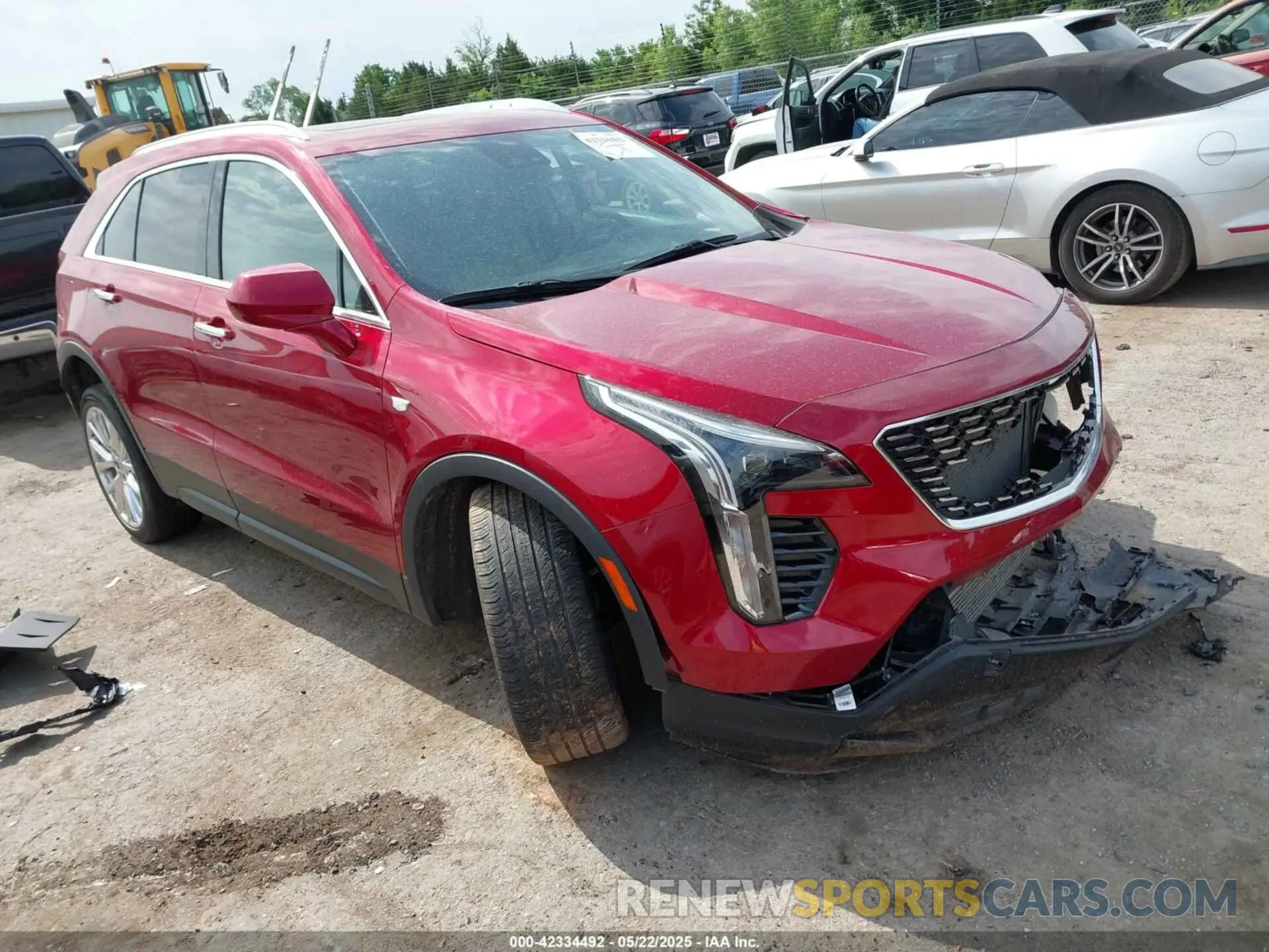 1 fotografías del automóvil dañado 1GYAZAR47PF133023 CADILLAC XT4 2023