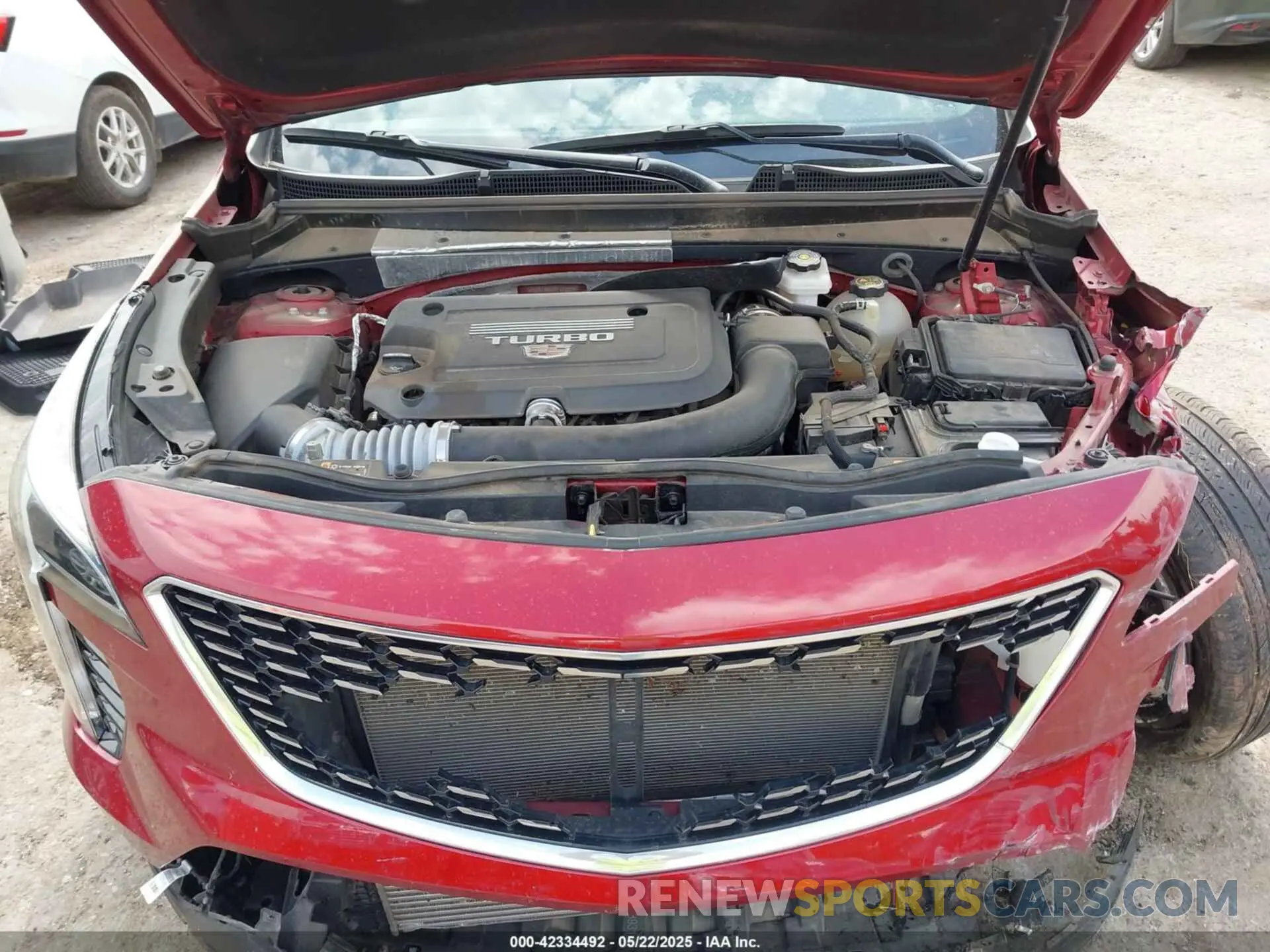 10 fotografías del automóvil dañado 1GYAZAR47PF133023 CADILLAC XT4 2023