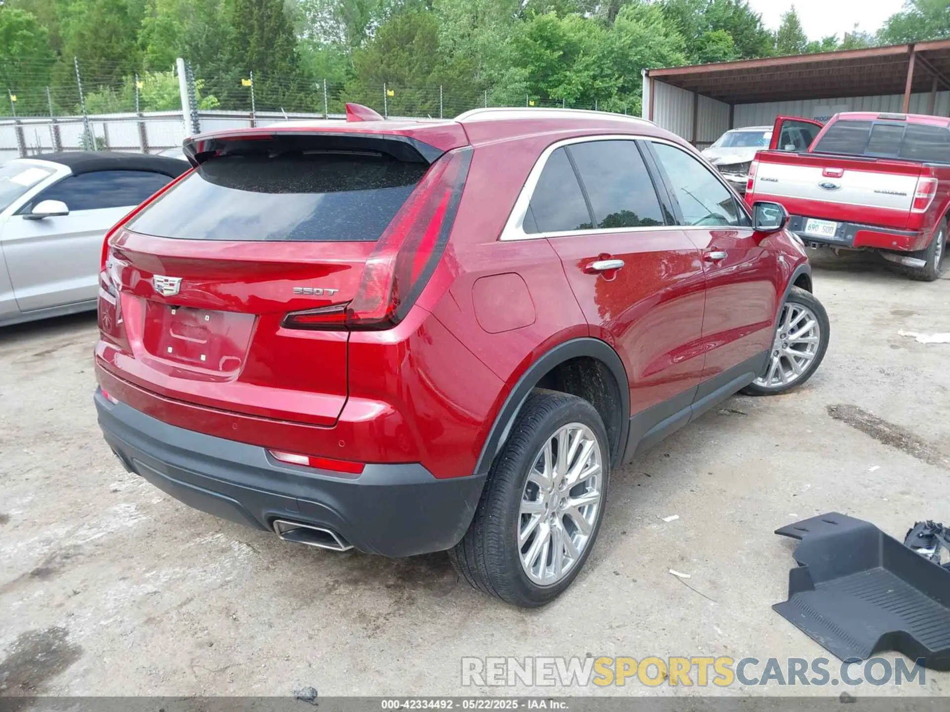 4 fotografías del automóvil dañado 1GYAZAR47PF133023 CADILLAC XT4 2023