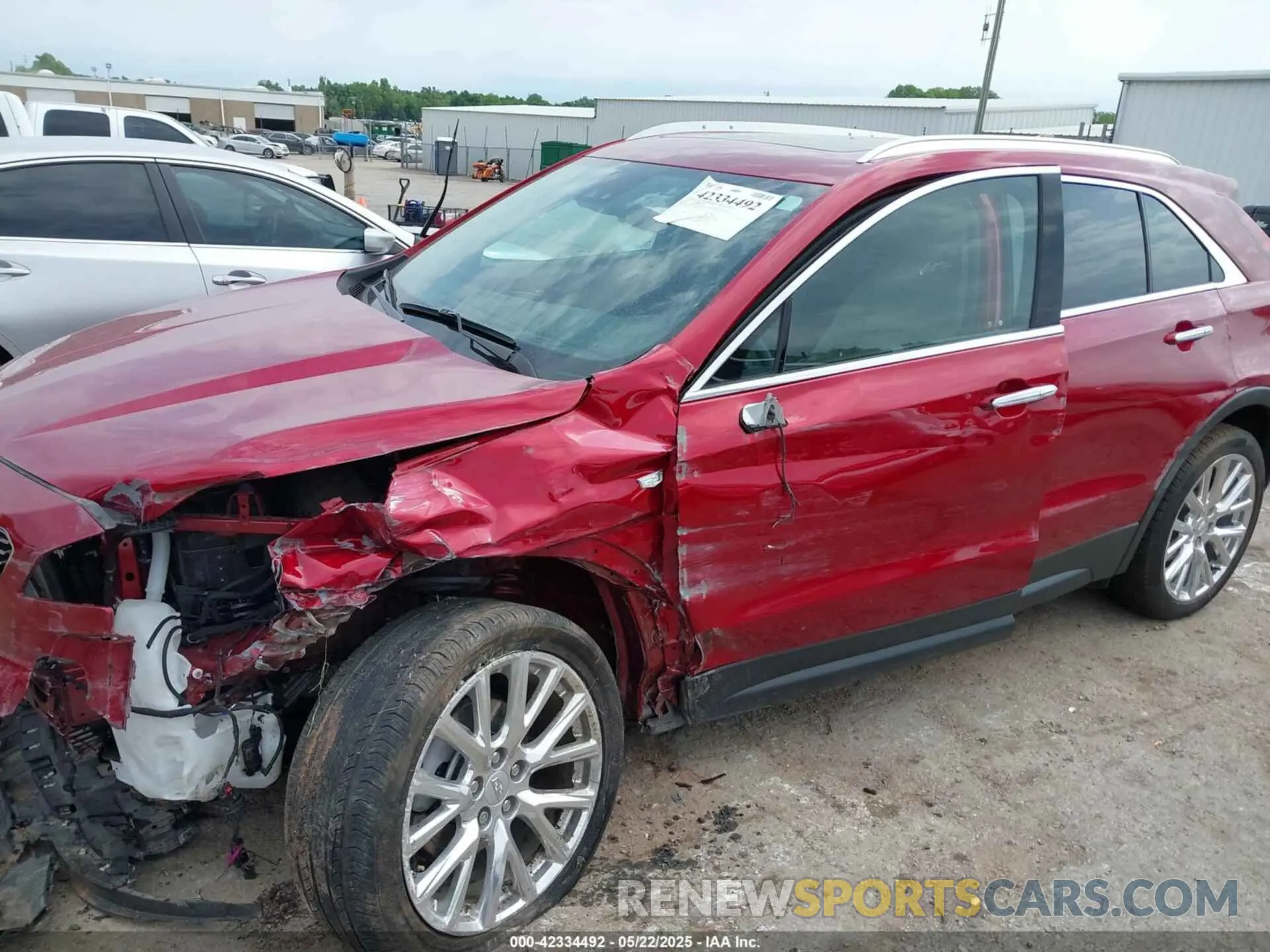 6 fotografías del automóvil dañado 1GYAZAR47PF133023 CADILLAC XT4 2023