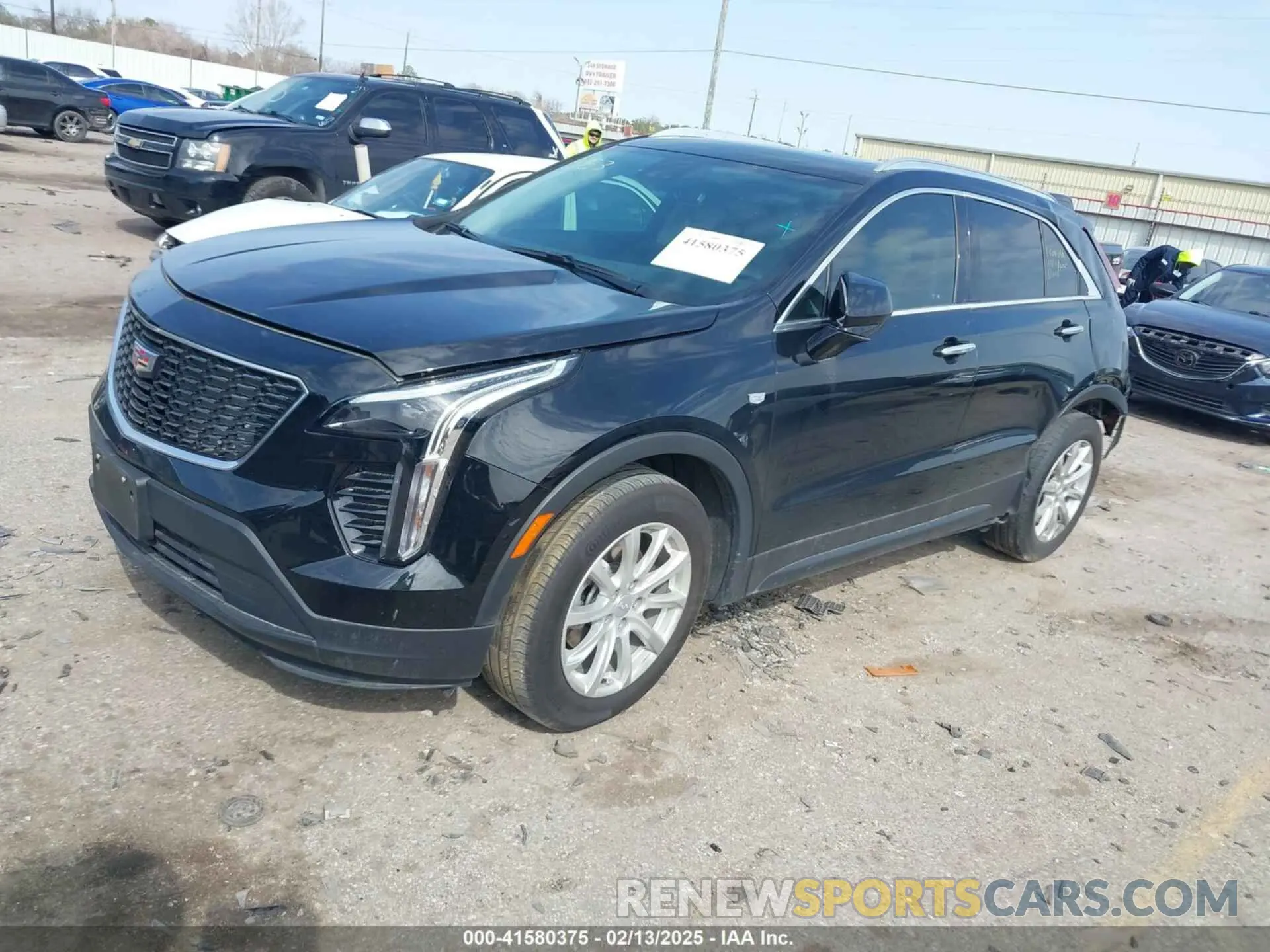 2 fotografías del automóvil dañado 1GYAZAR47PF159153 CADILLAC XT4 2023