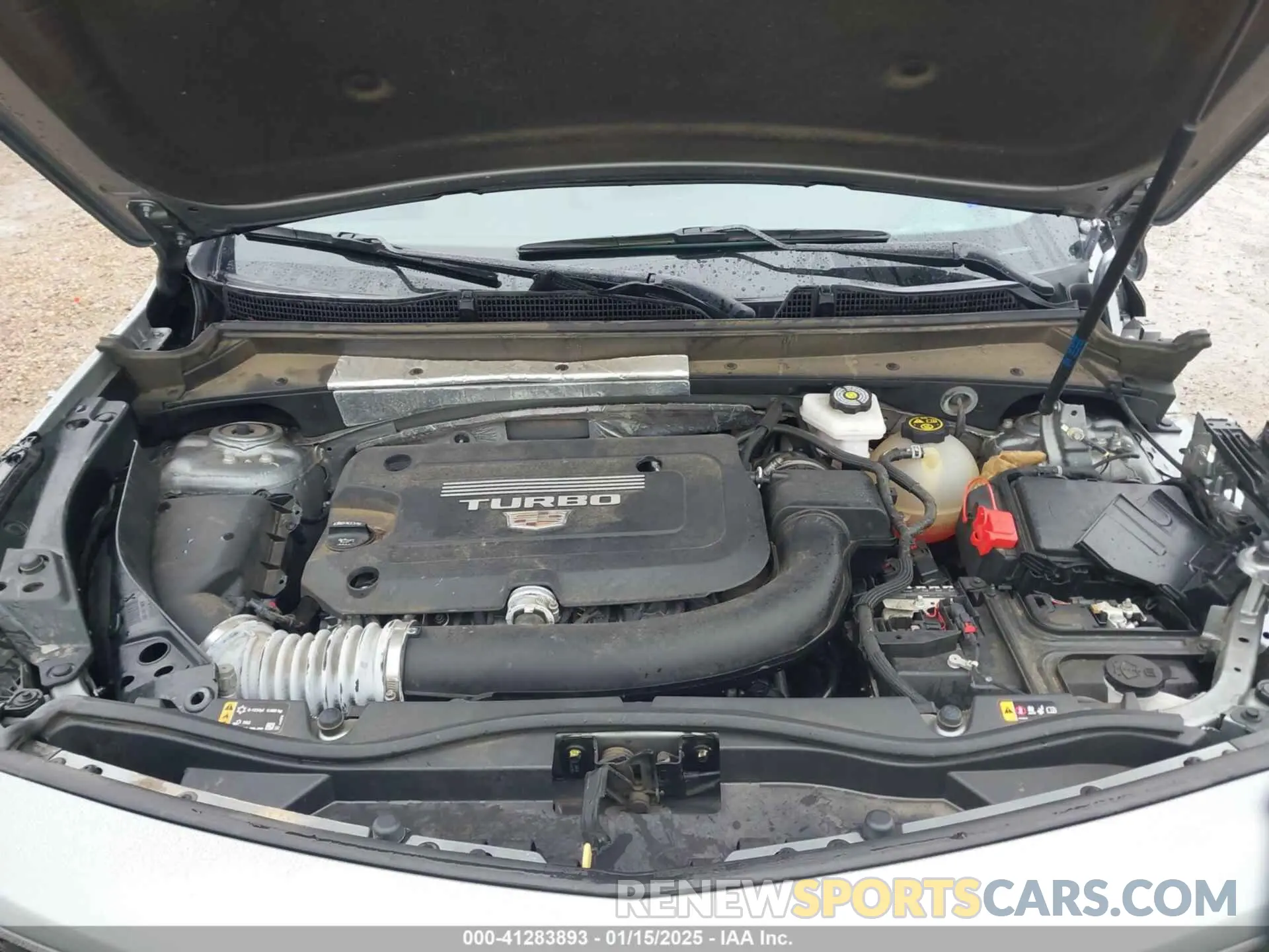 10 fotografías del automóvil dañado 1GYAZAR49PF170591 CADILLAC XT4 2023