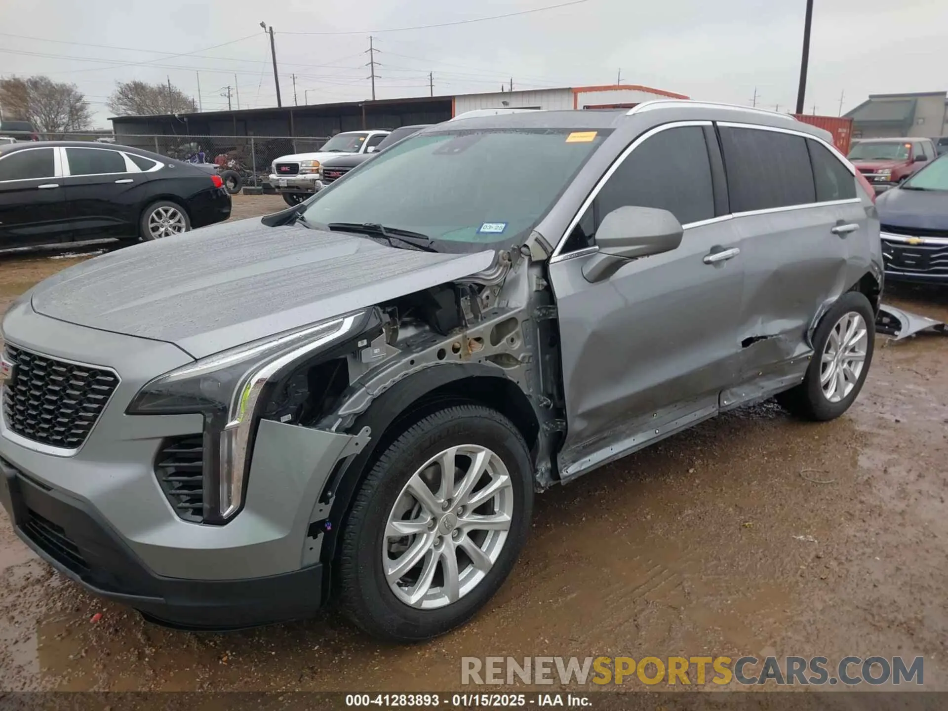 6 fotografías del automóvil dañado 1GYAZAR49PF170591 CADILLAC XT4 2023