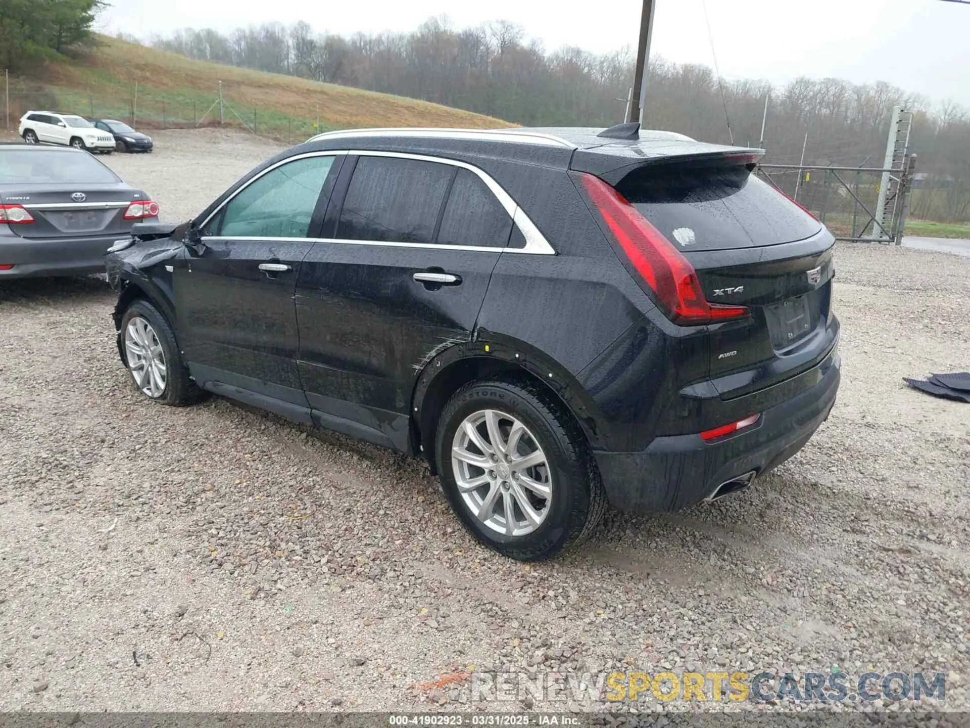 3 fotografías del automóvil dañado 1GYFZBR42PF103973 CADILLAC XT4 2023