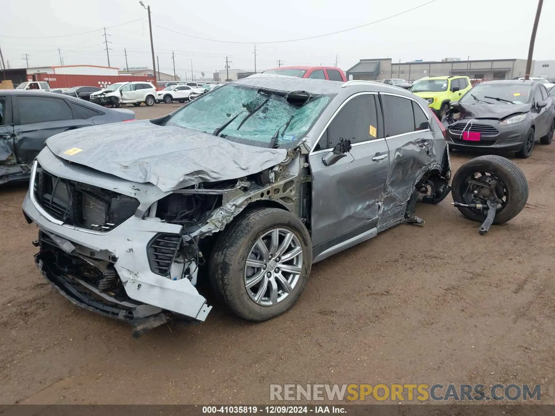 6 fotografías del automóvil dañado 1GYFZCR40PF175597 CADILLAC XT4 2023