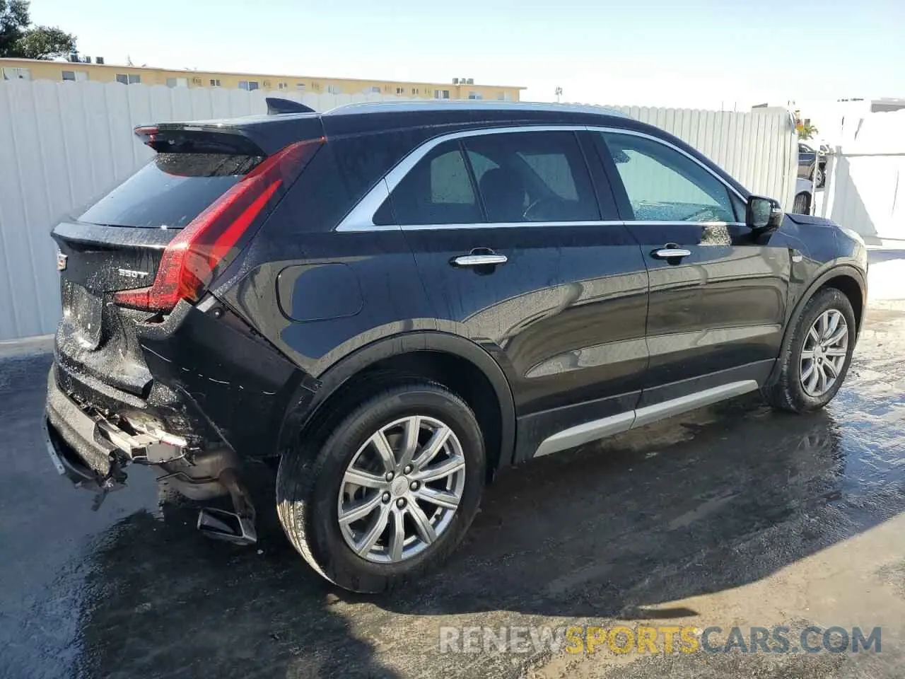 3 fotografías del automóvil dañado 1GYFZCR44PF175022 CADILLAC XT4 2023