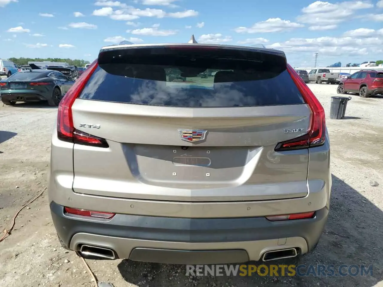 6 fotografías del automóvil dañado 1GYFZCR47PF105143 CADILLAC XT4 2023
