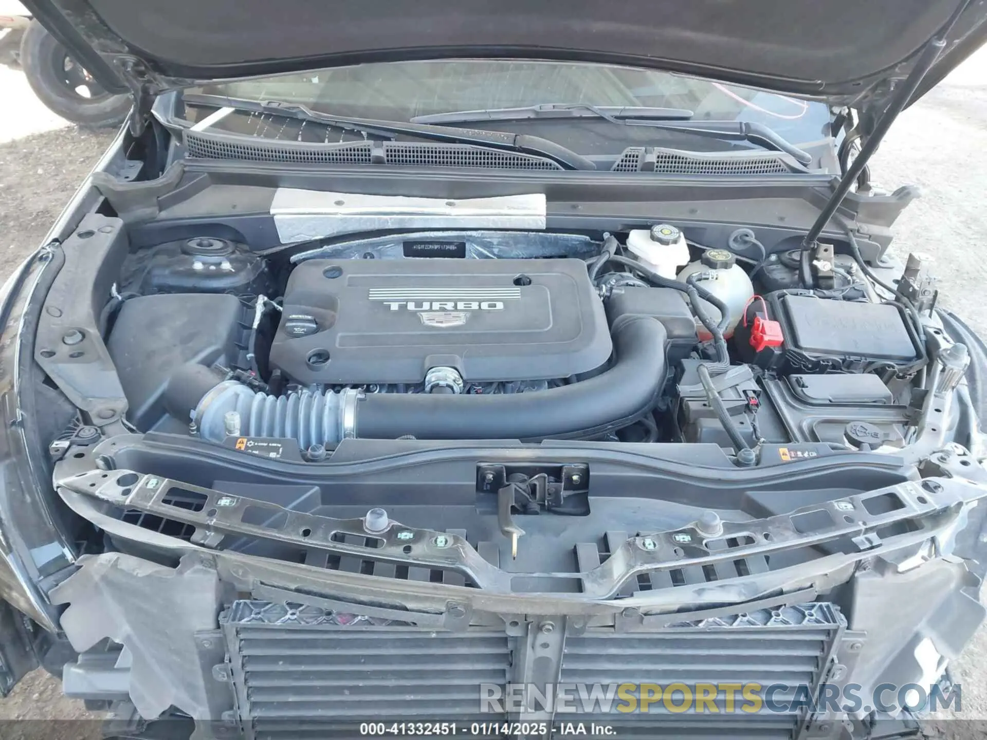 10 fotografías del automóvil dañado 1GYFZCR49PF173489 CADILLAC XT4 2023
