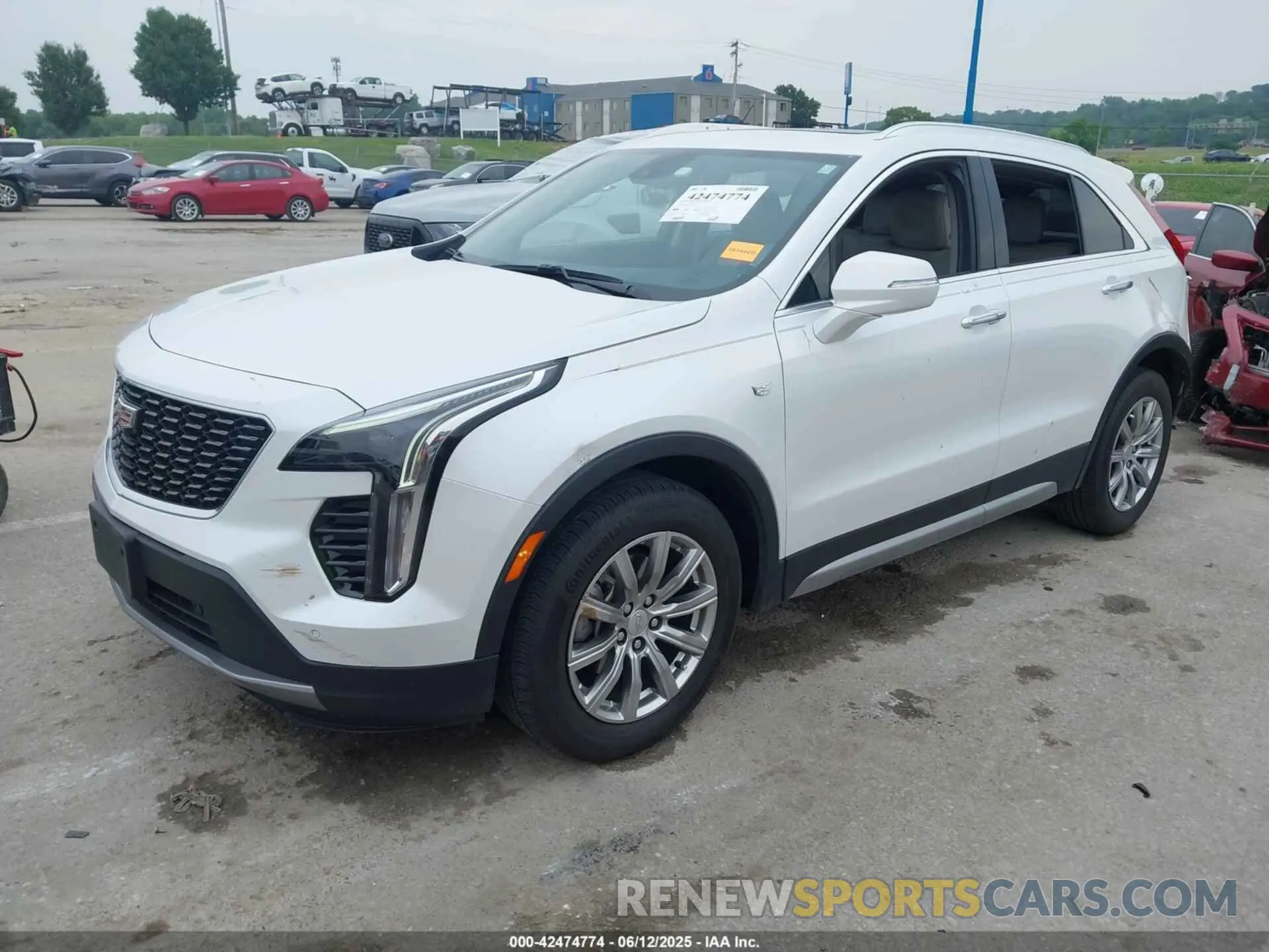 2 fotografías del automóvil dañado 1GYFZDR43PF176779 CADILLAC XT4 2023