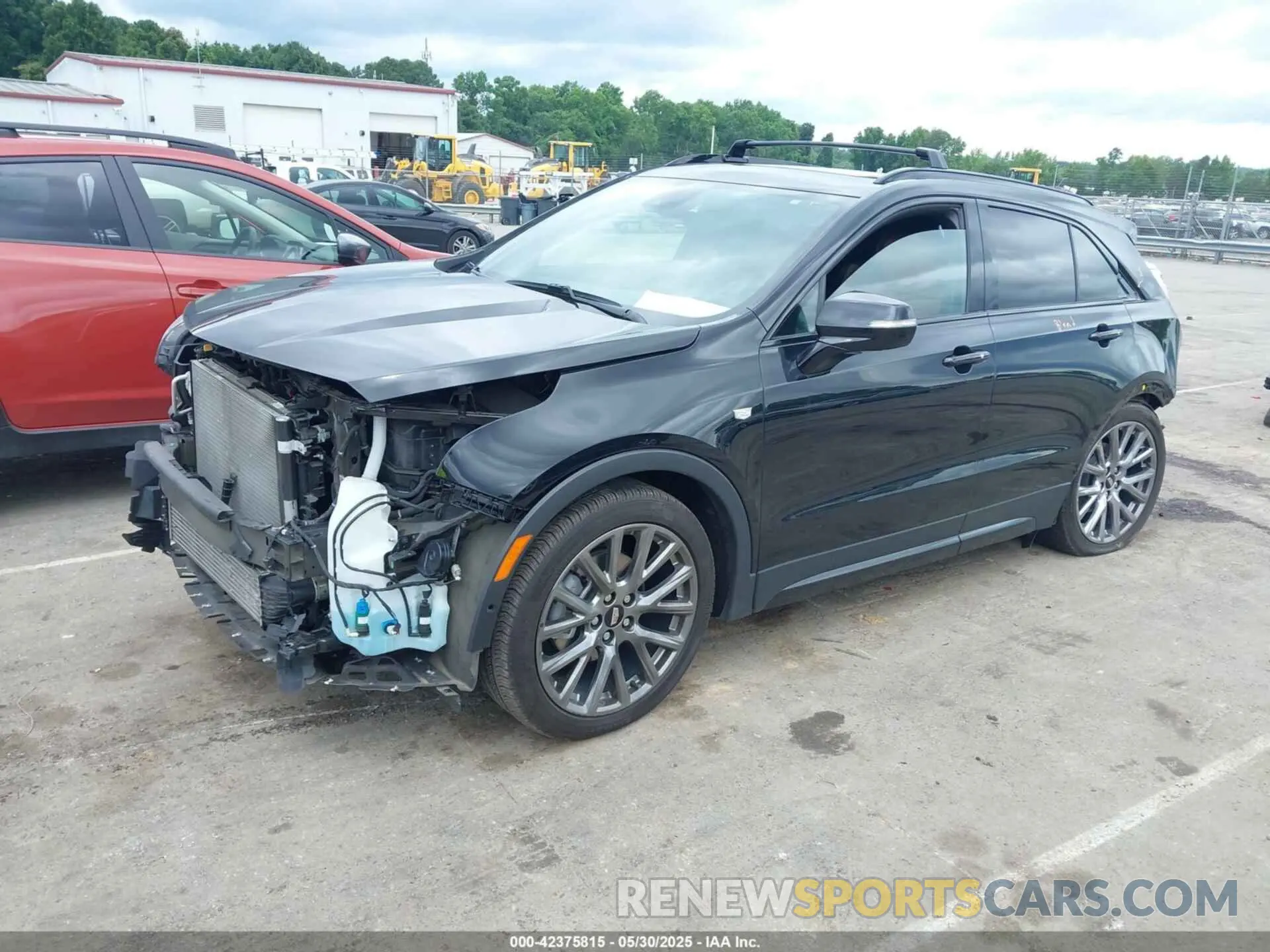 2 fotografías del automóvil dañado 1GYFZFR48PF108344 CADILLAC XT4 2023