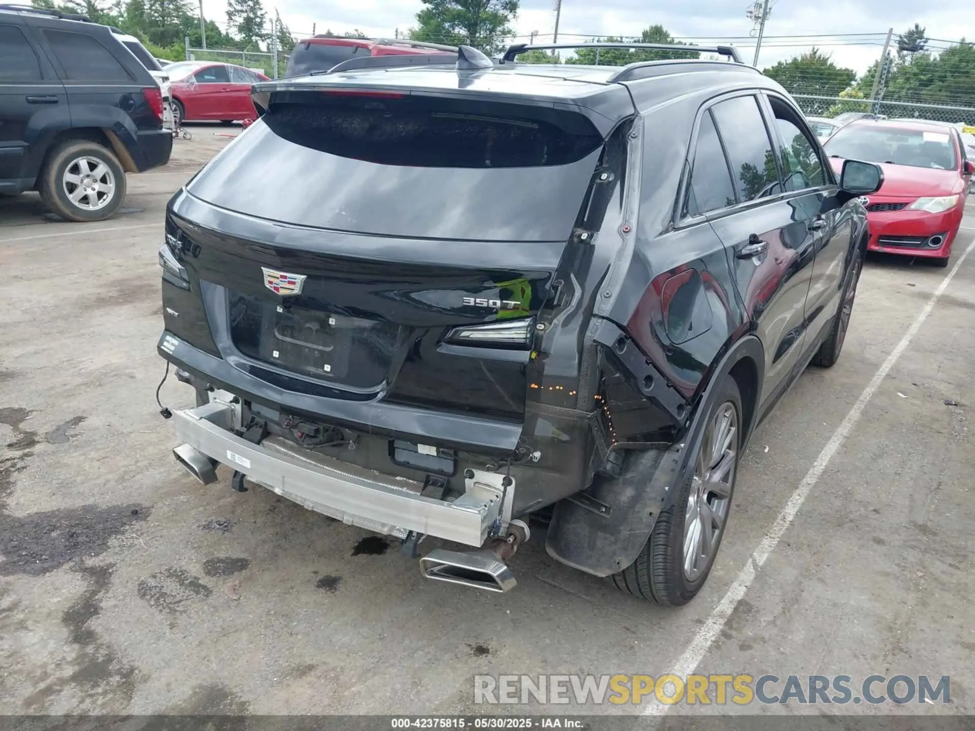 4 fotografías del automóvil dañado 1GYFZFR48PF108344 CADILLAC XT4 2023