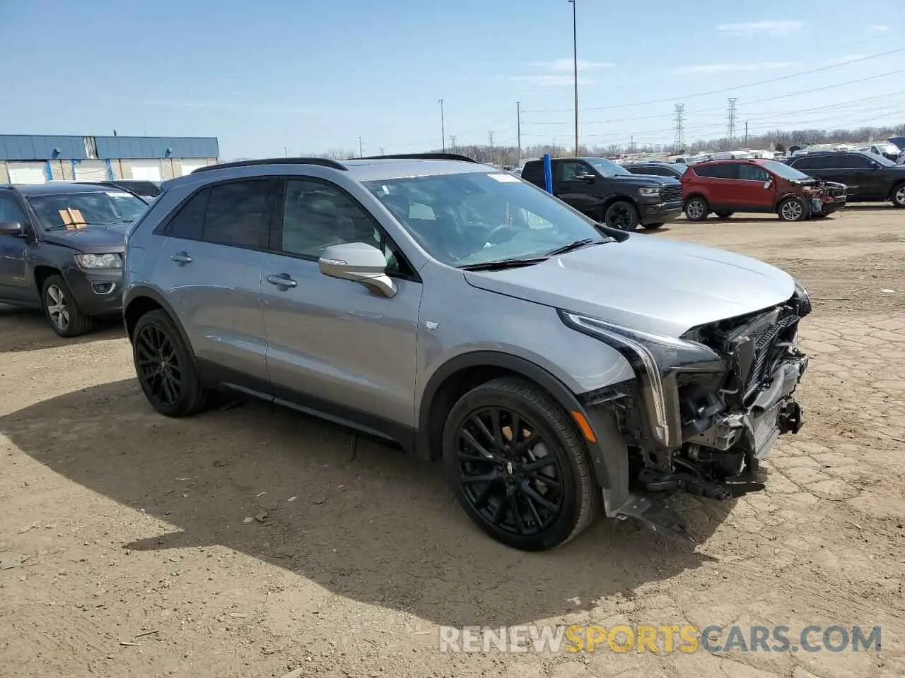 4 fotografías del automóvil dañado 1GYFZFR4XPF218294 CADILLAC XT4 2023