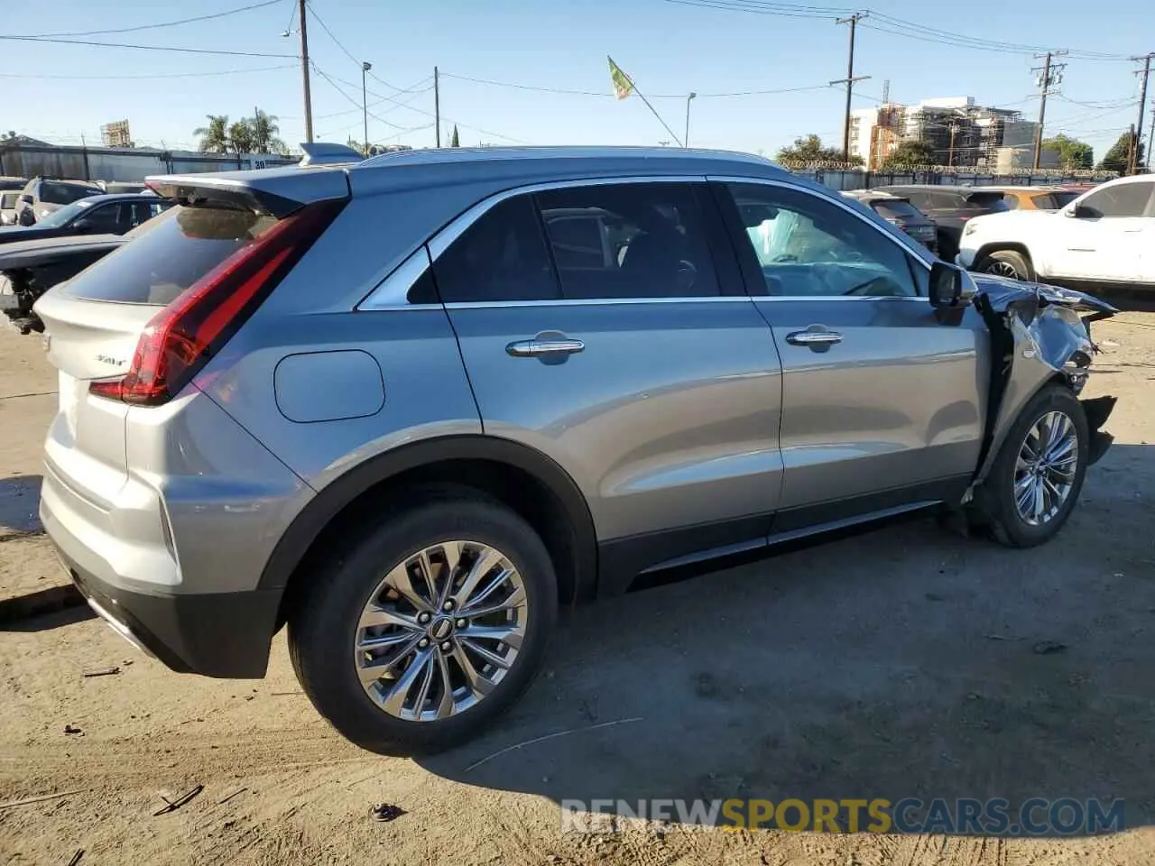 3 fotografías del automóvil dañado 1GYFZCR47RF126643 CADILLAC XT4 2024