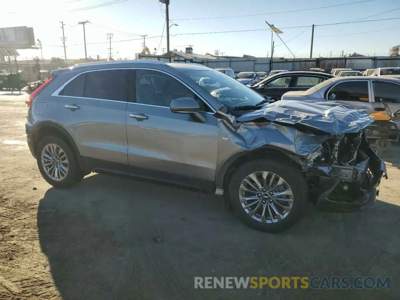 4 fotografías del automóvil dañado 1GYFZCR47RF126643 CADILLAC XT4 2024