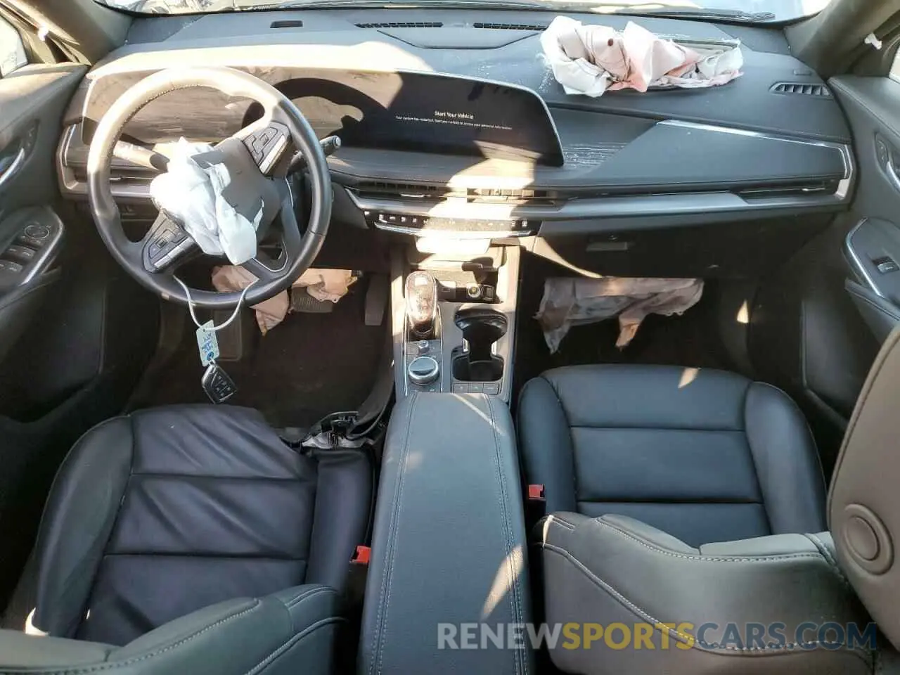 8 fotografías del automóvil dañado 1GYFZCR47RF126643 CADILLAC XT4 2024