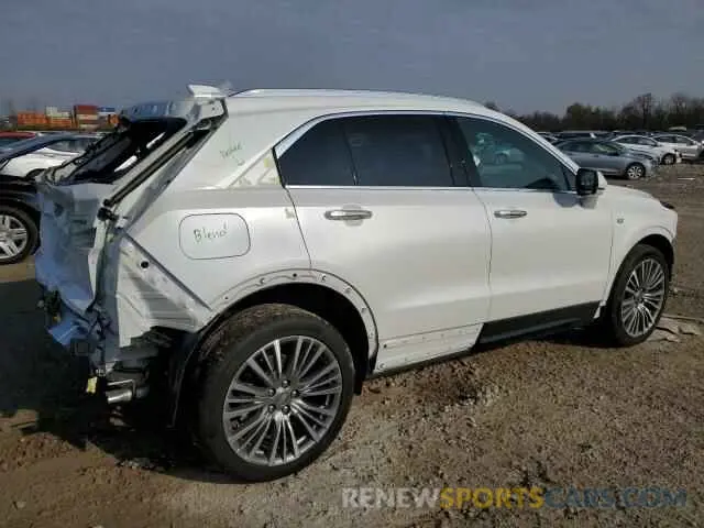 3 fotografías del automóvil dañado 1GYFZDR40RF225603 CADILLAC XT4 2024