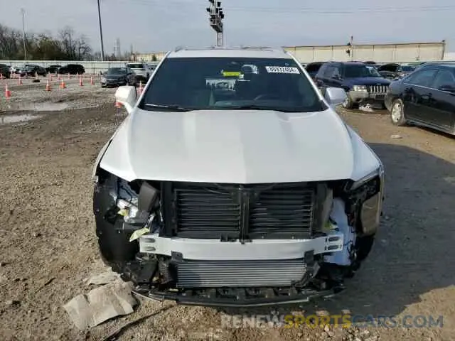 5 fotografías del automóvil dañado 1GYFZDR40RF225603 CADILLAC XT4 2024