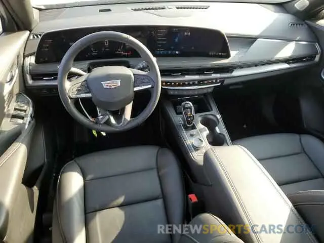 8 fotografías del automóvil dañado 1GYFZDR40RF225603 CADILLAC XT4 2024