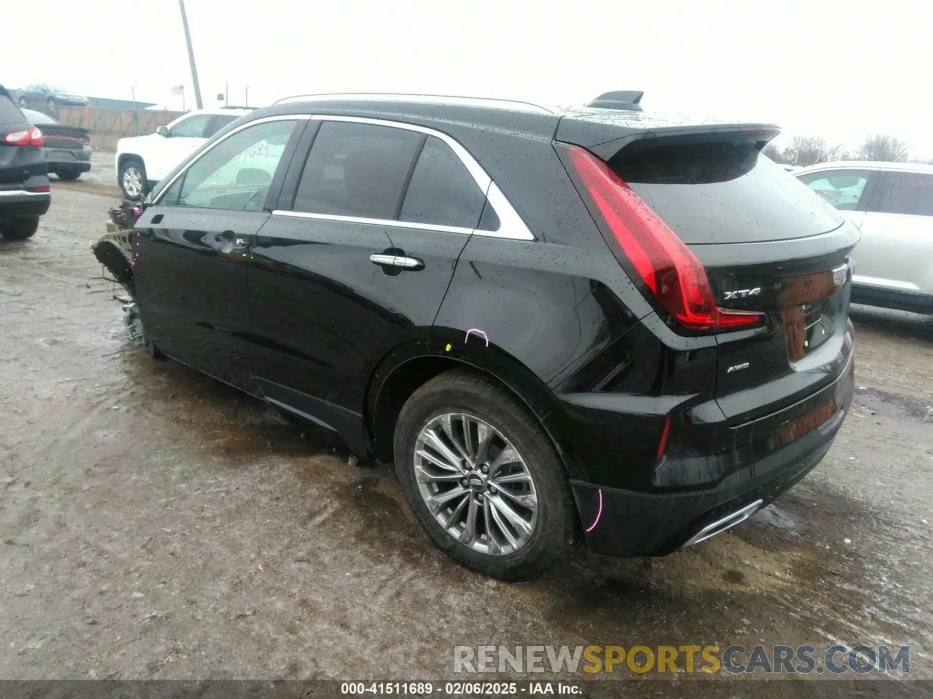 3 fotografías del automóvil dañado 1GYFZDR44RF161016 CADILLAC XT4 2024