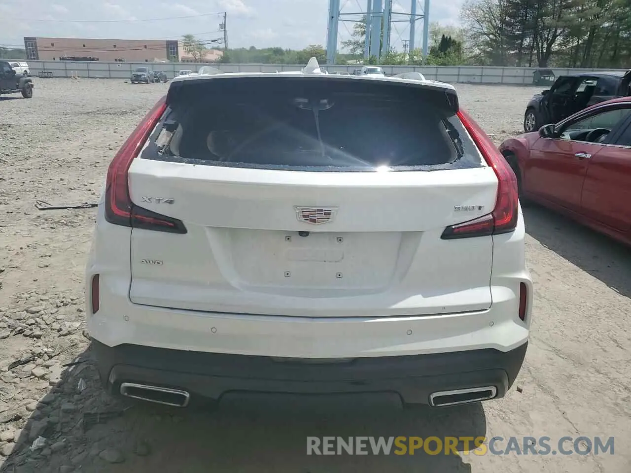 6 fotografías del automóvil dañado 1GYFZDR45RF102198 CADILLAC XT4 2024