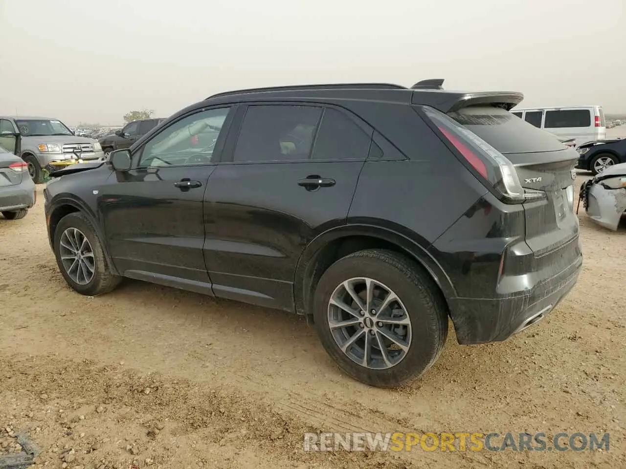 2 fotografías del automóvil dañado 1GYFZER46RF100076 CADILLAC XT4 2024