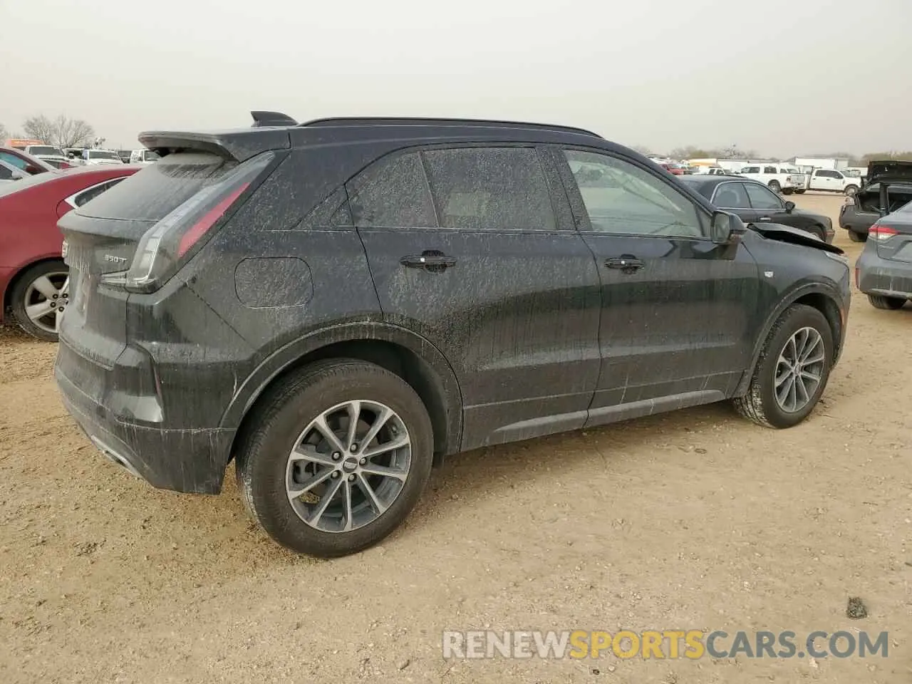 3 fotografías del automóvil dañado 1GYFZER46RF100076 CADILLAC XT4 2024