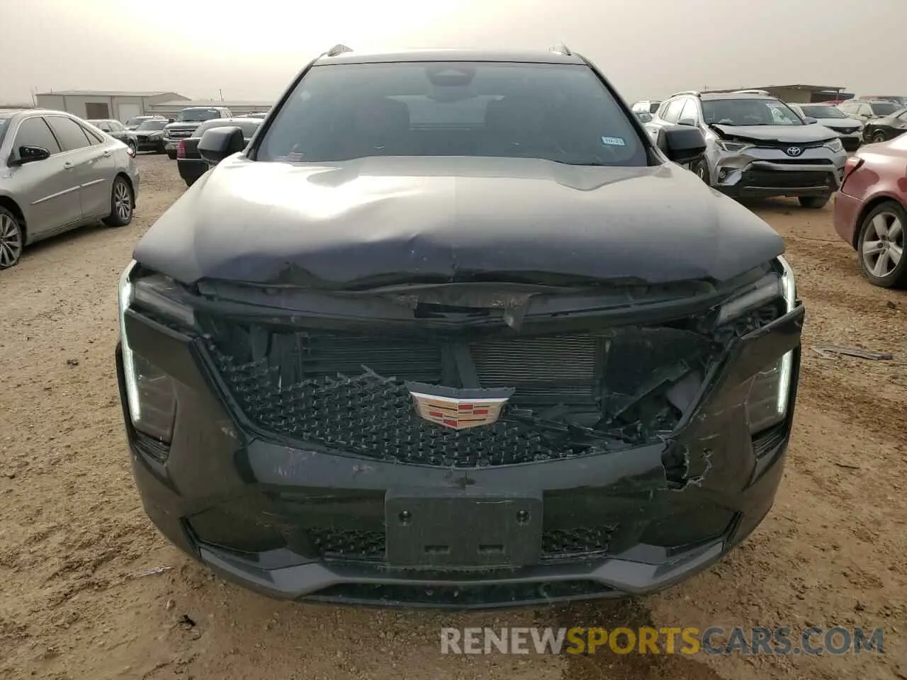 5 fotografías del automóvil dañado 1GYFZER46RF100076 CADILLAC XT4 2024