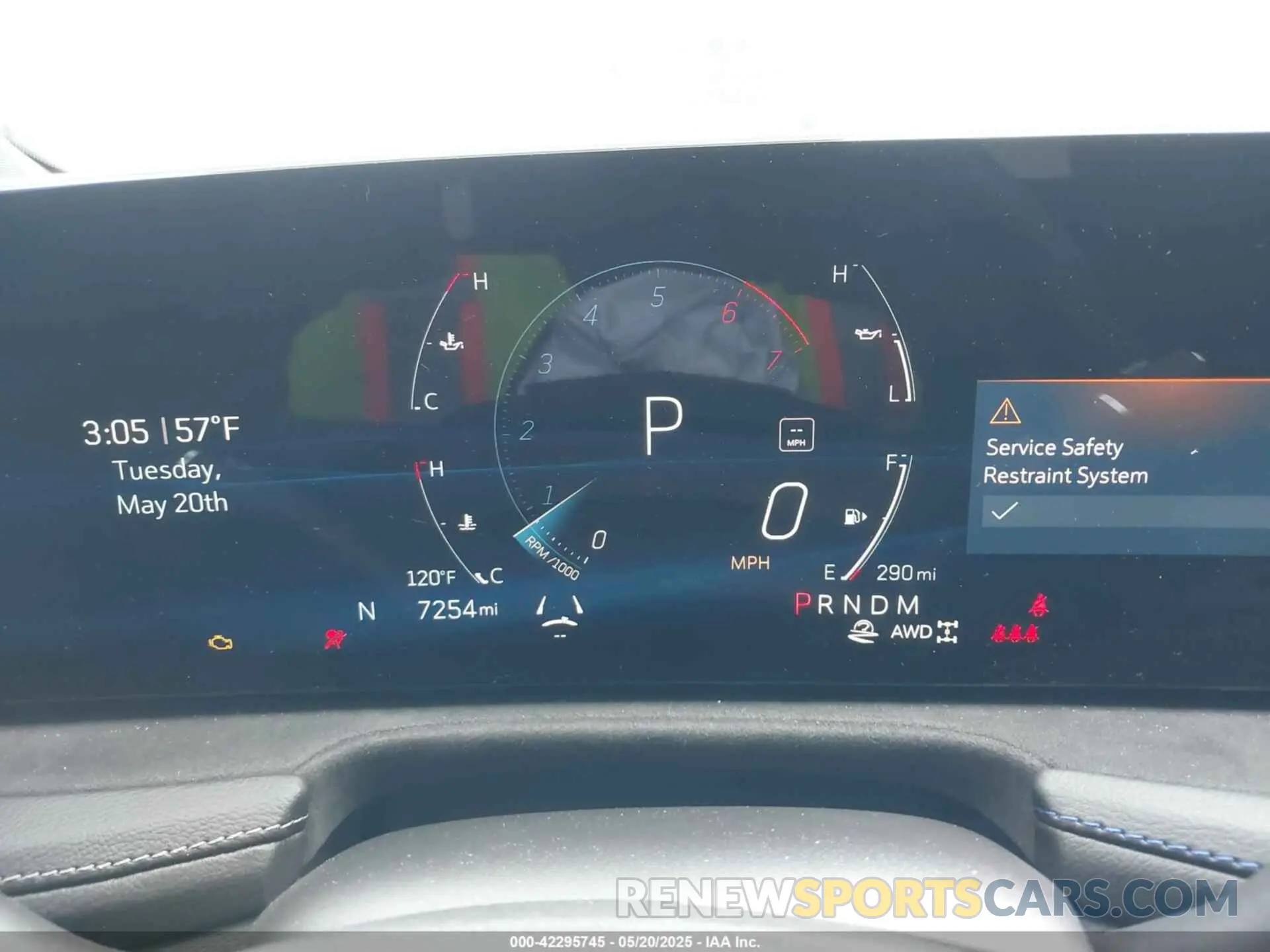 7 fotografías del automóvil dañado 1GYFZFR40RF223782 CADILLAC XT4 2024