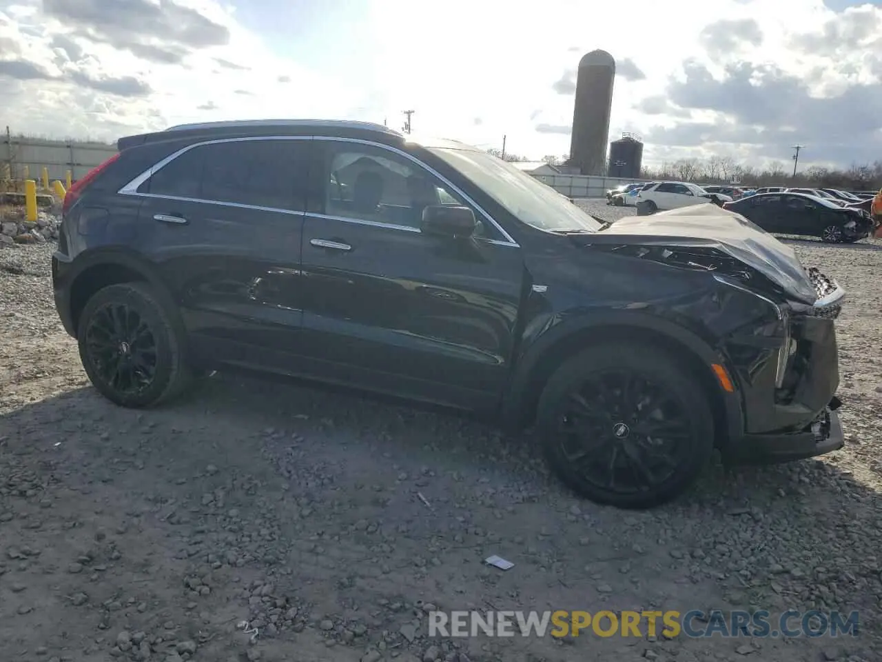 4 fotografías del automóvil dañado 1GYFZCR40SF126201 CADILLAC XT4 2025