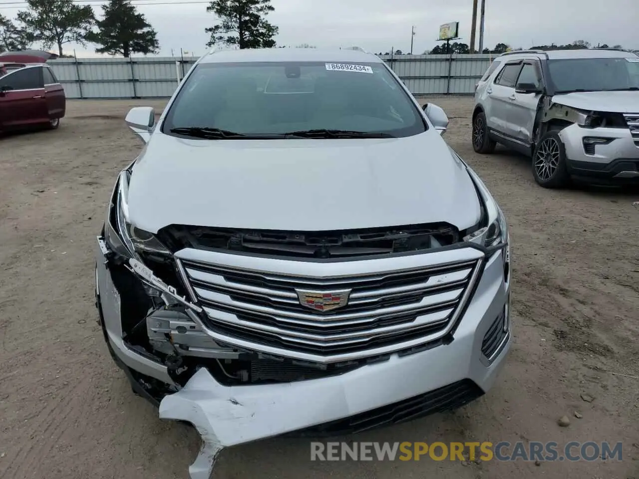 5 fotografías del automóvil dañado 1GYKNARS3KZ146048 CADILLAC XT5 2019