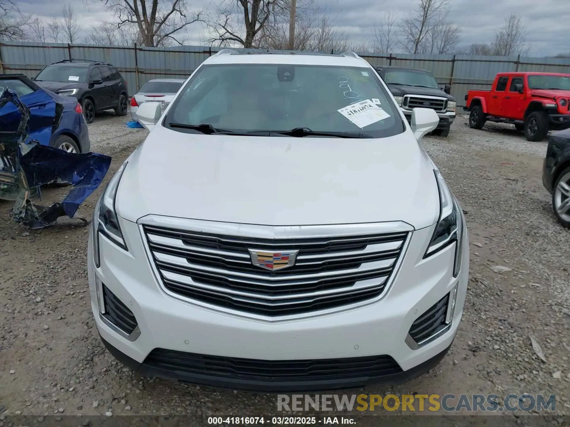 12 fotografías del automóvil dañado 1GYKNERS1KZ290754 CADILLAC XT5 2019
