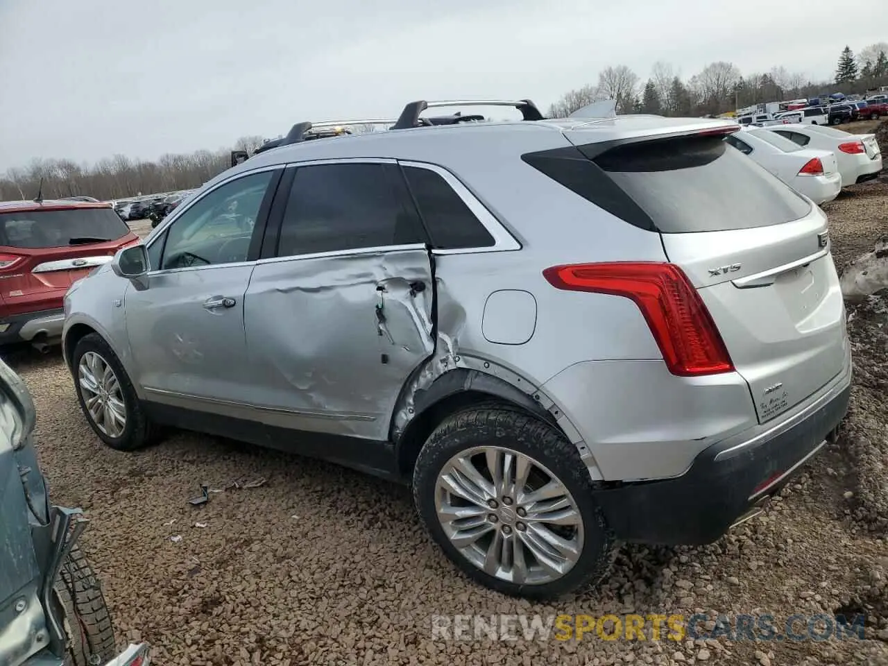 2 fotografías del automóvil dañado 1GYKNFRS3KZ263271 CADILLAC XT5 2019