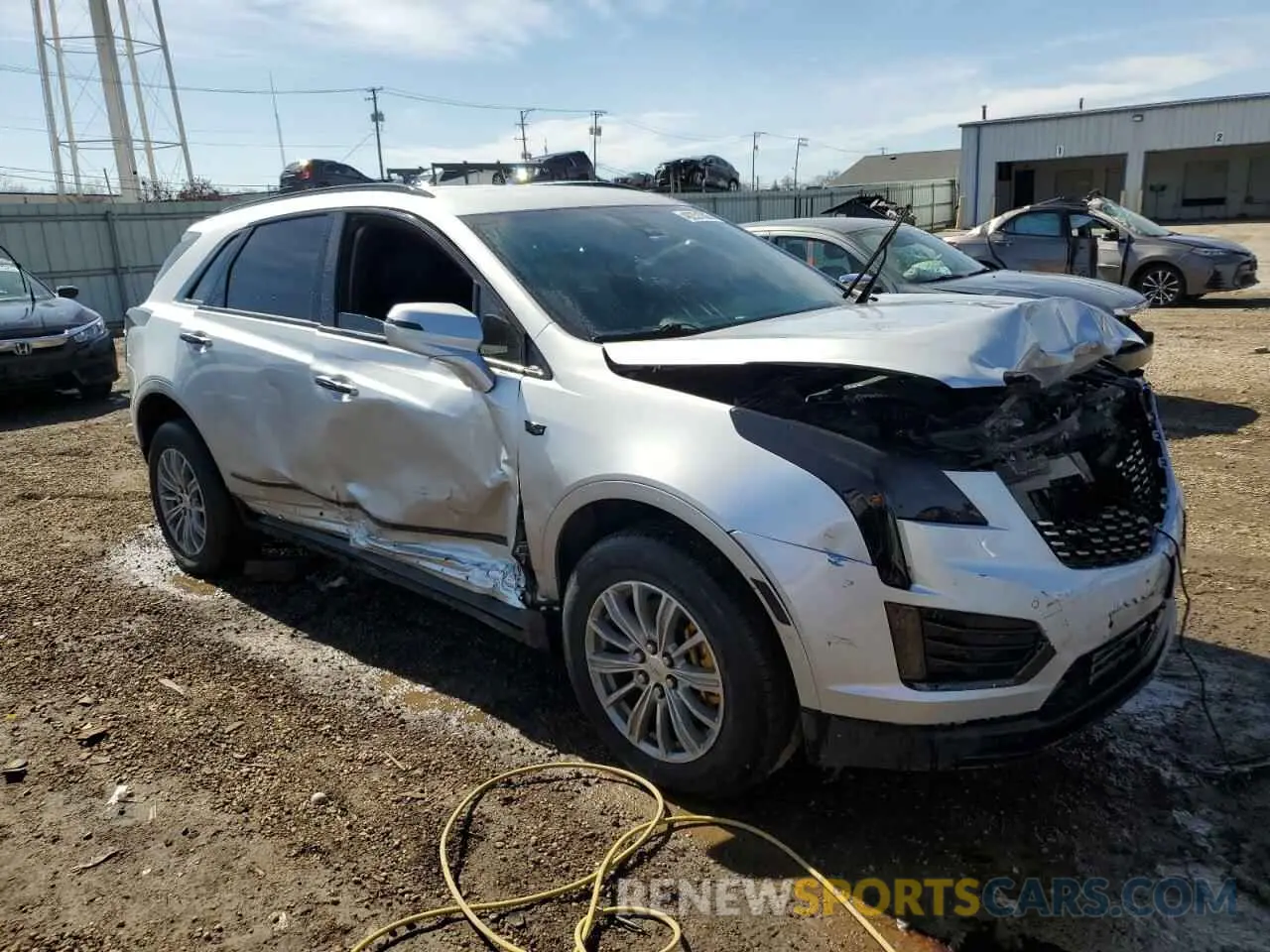 4 fotografías del automóvil dañado 1GYKNBR42LZ223310 CADILLAC XT5 2020