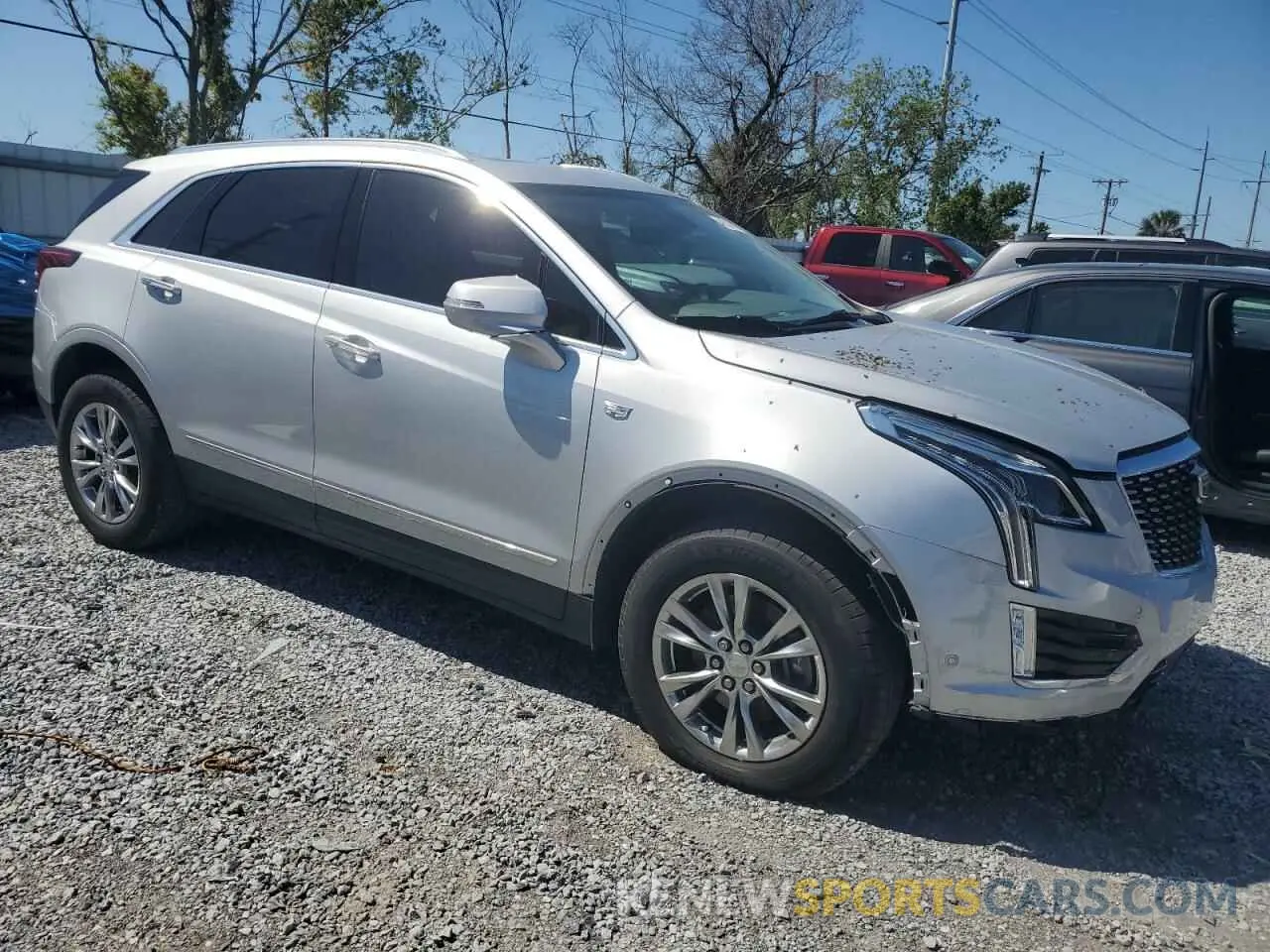 4 fotografías del automóvil dañado 1GYKNCRS0LZ221494 CADILLAC XT5 2020