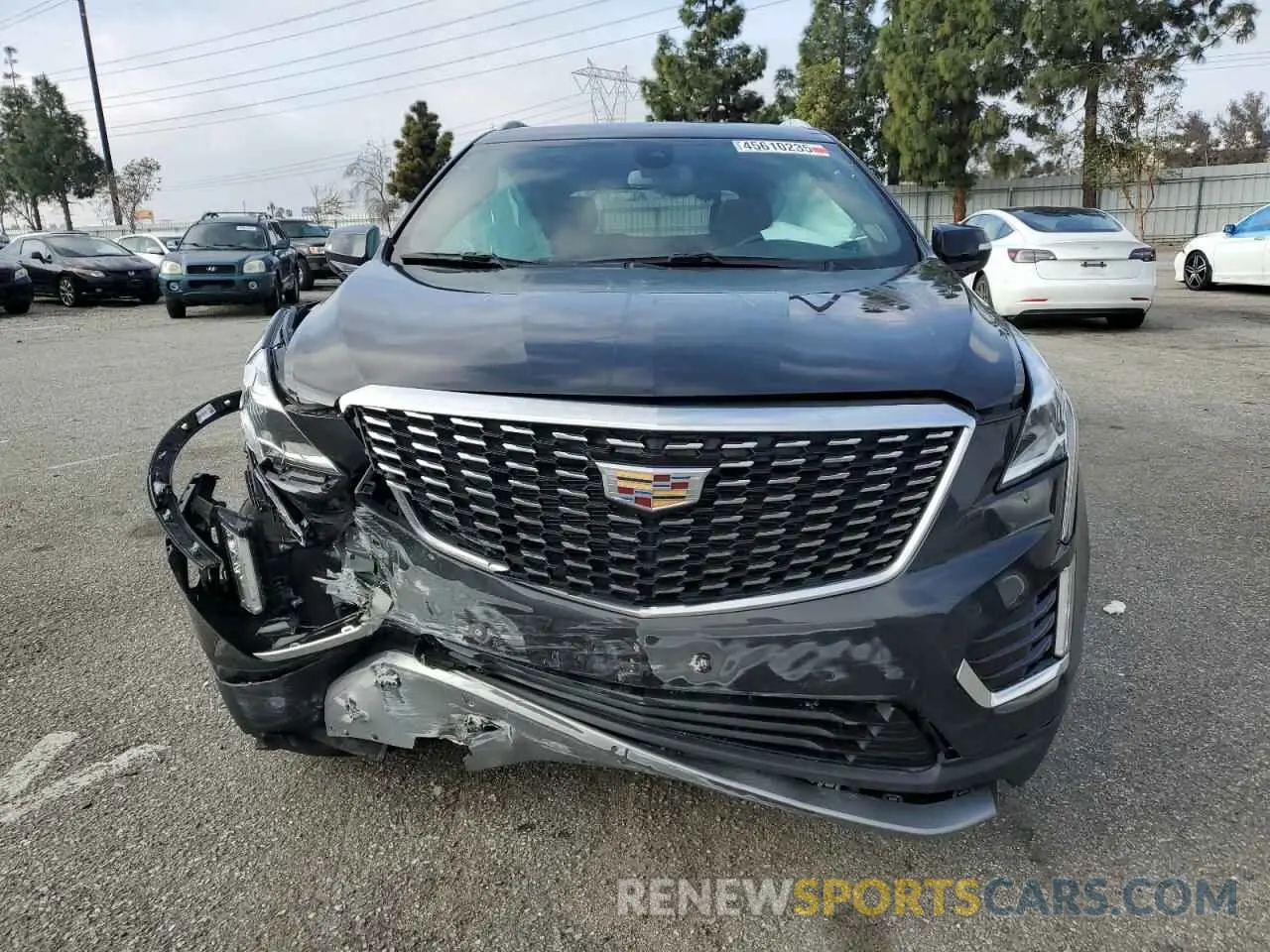 5 fotografías del automóvil dañado 1GYKNCRS7LZ192284 CADILLAC XT5 2020