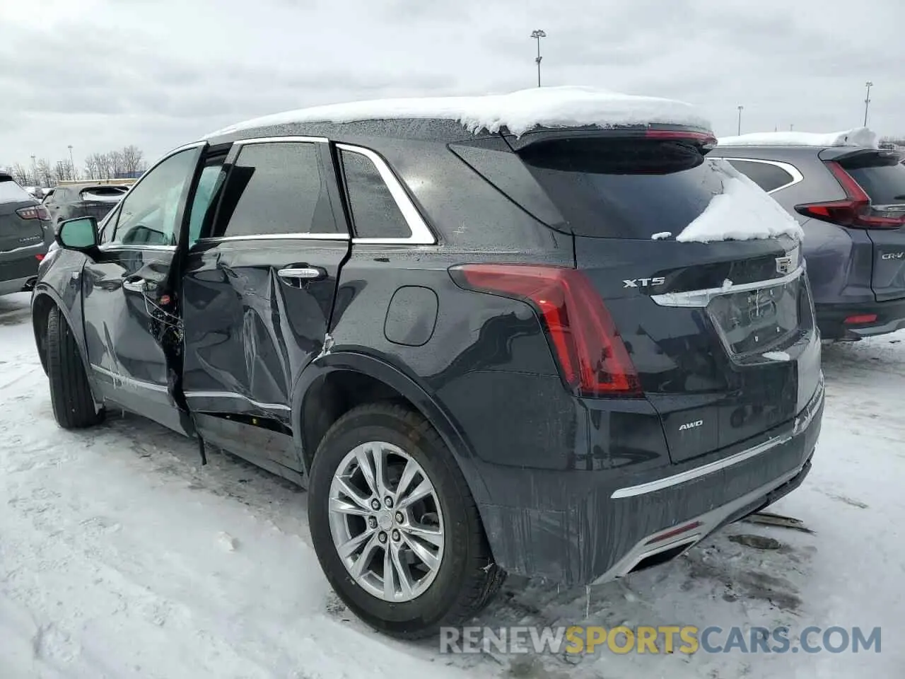 2 fotografías del automóvil dañado 1GYKNDR49LZ188289 CADILLAC XT5 2020