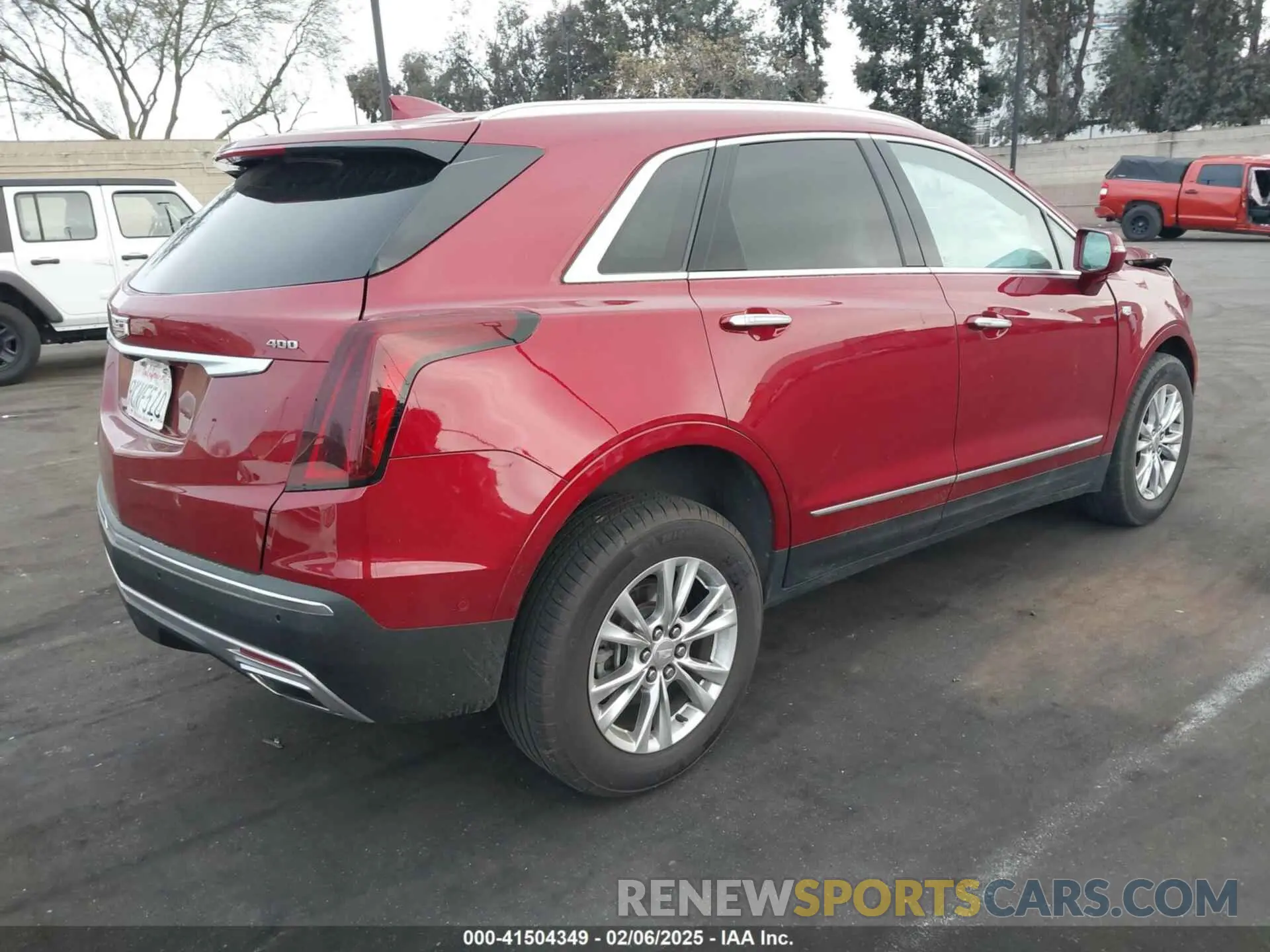 4 fotografías del automóvil dañado 1GYKNDRS0LZ195095 CADILLAC XT5 2020