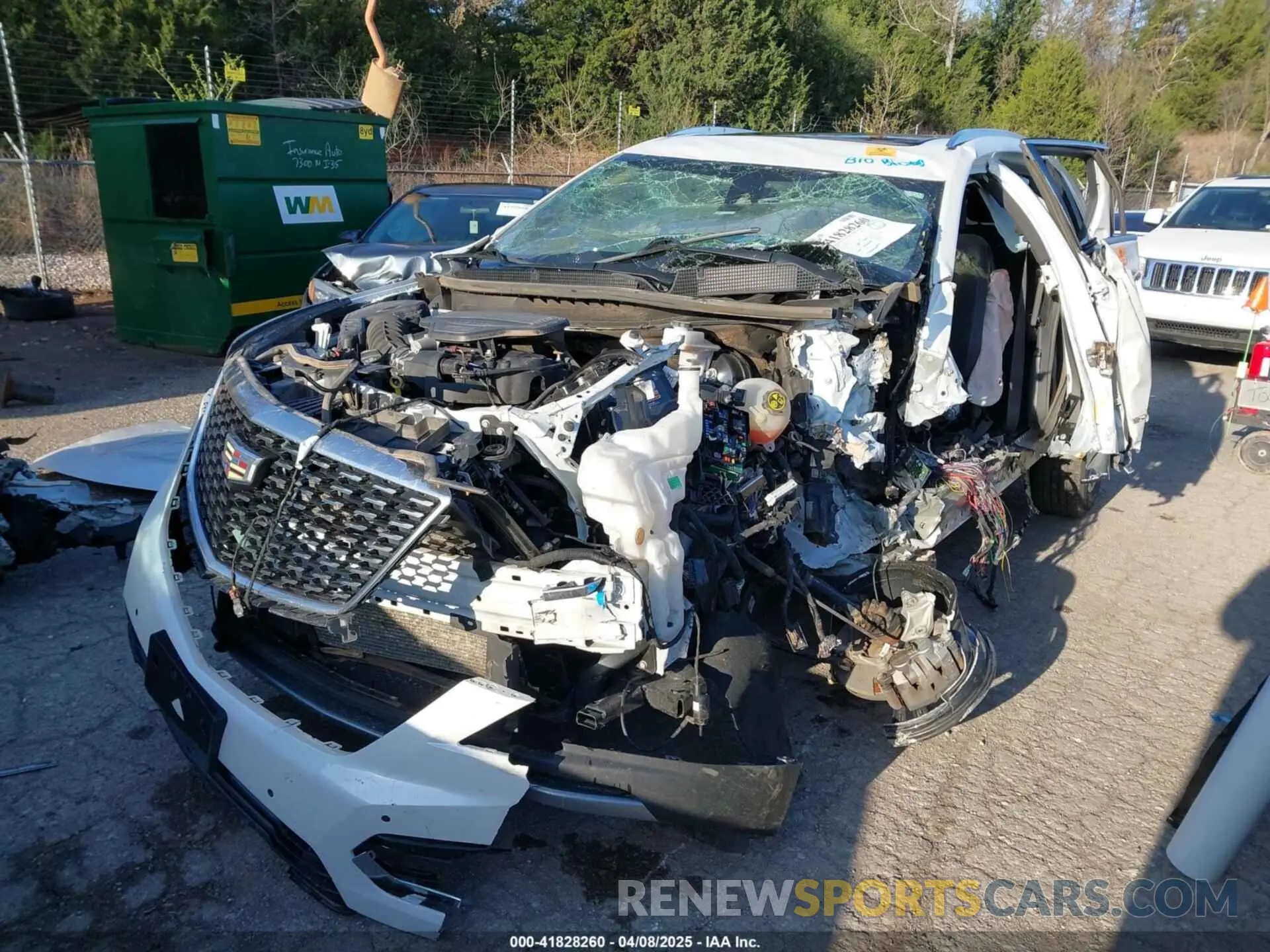 2 fotografías del automóvil dañado 1GYKNDRS2LZ213595 CADILLAC XT5 2020