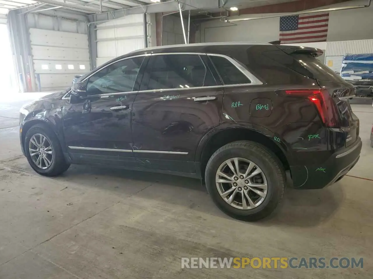 2 fotografías del automóvil dañado 1GYKNDRS3LZ148787 CADILLAC XT5 2020