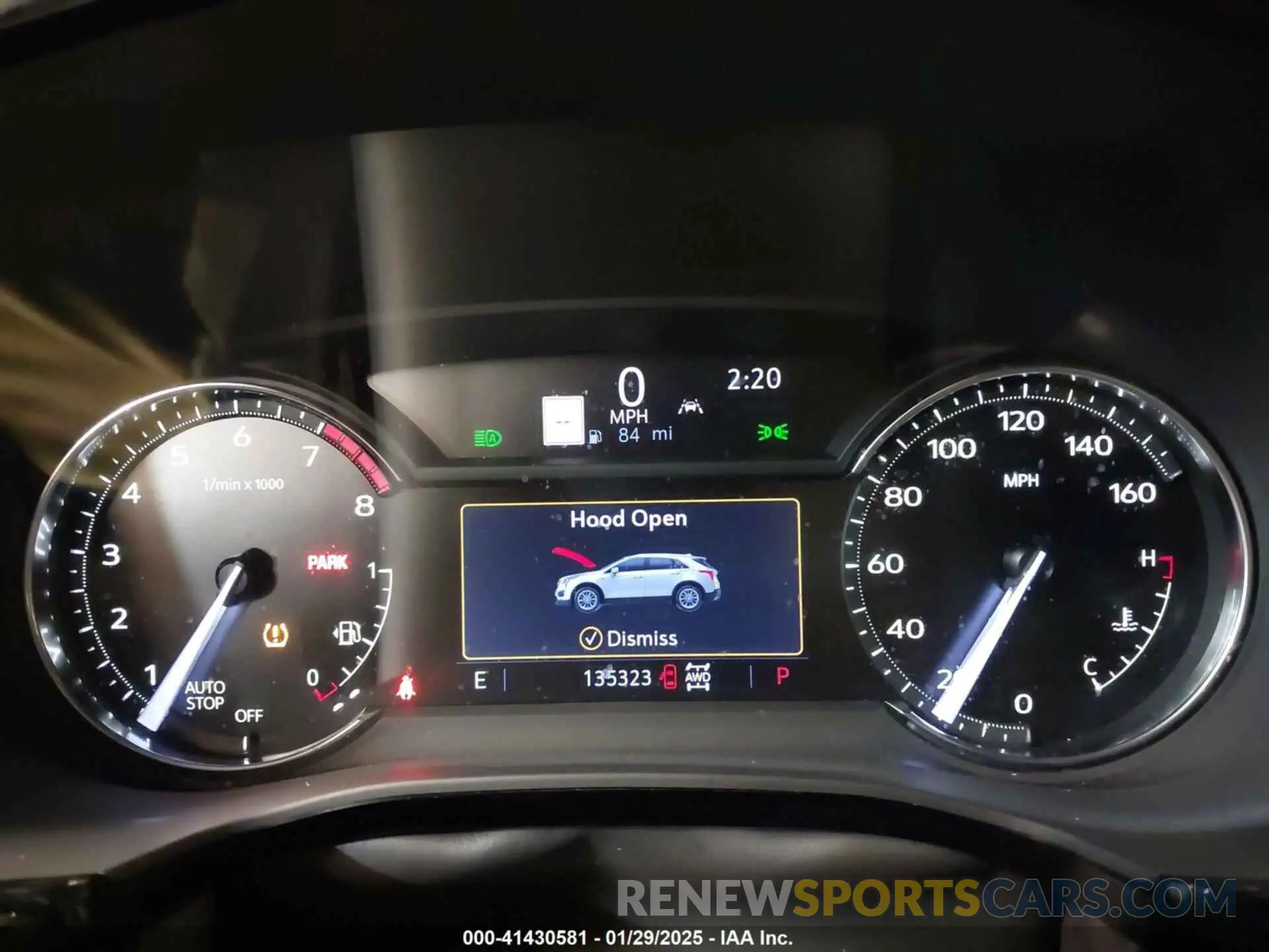 7 fotografías del automóvil dañado 1GYKNDRS8LZ195989 CADILLAC XT5 2020