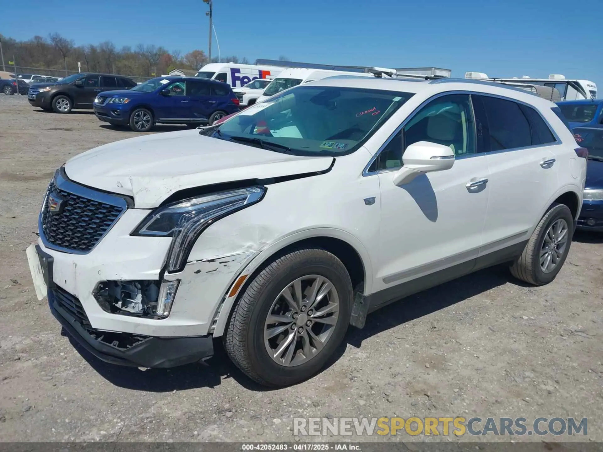 2 fotografías del automóvil dañado 1GYKNDRS8LZ233284 CADILLAC XT5 2020