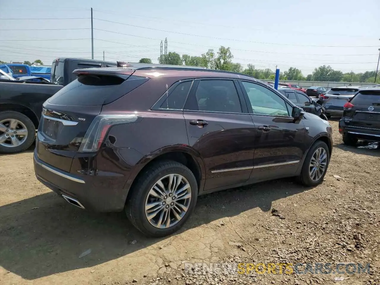 3 fotografías del automóvil dañado 1GYKNGRS7LZ231723 CADILLAC XT5 2020