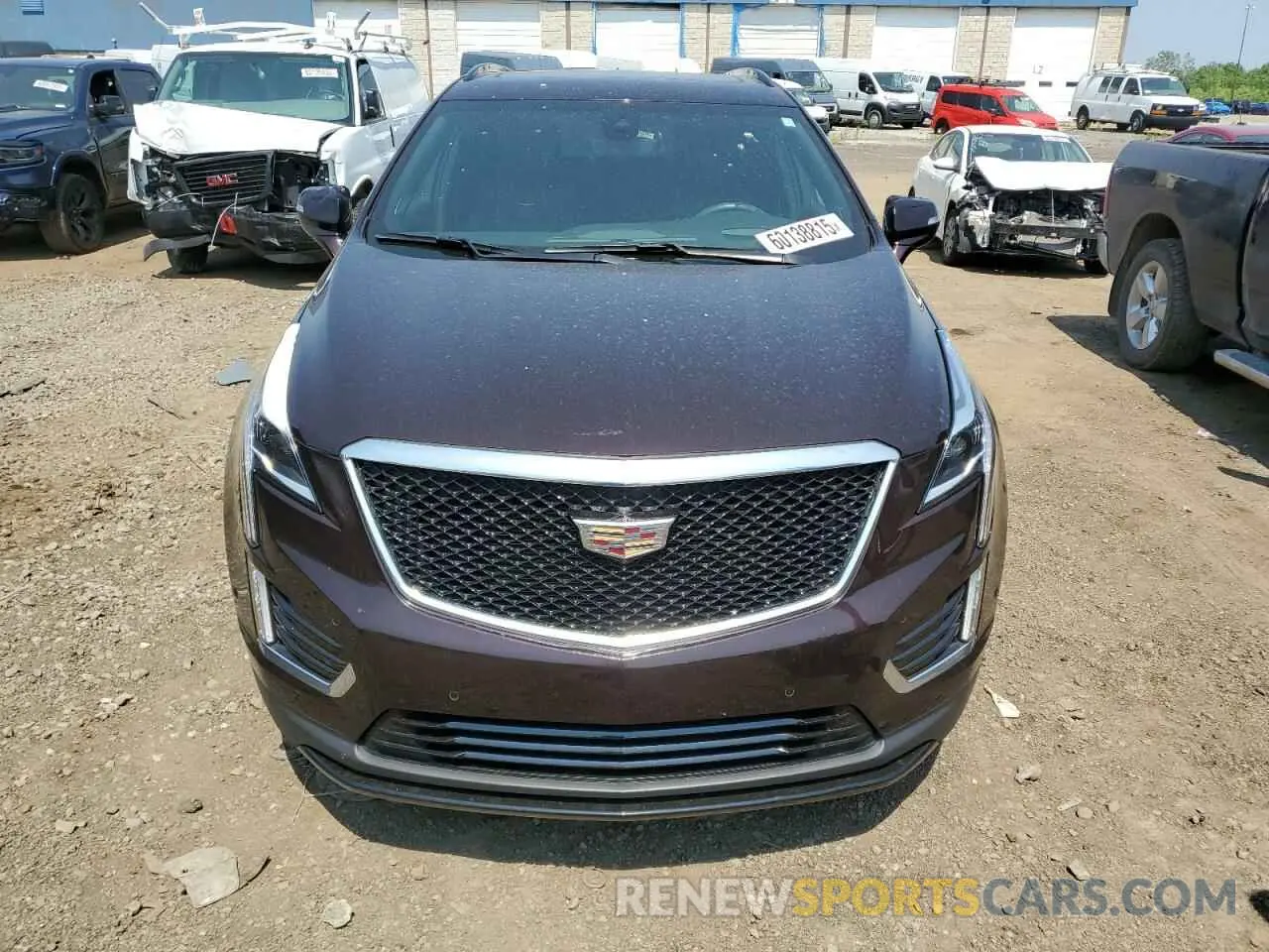 5 fotografías del automóvil dañado 1GYKNGRS7LZ231723 CADILLAC XT5 2020