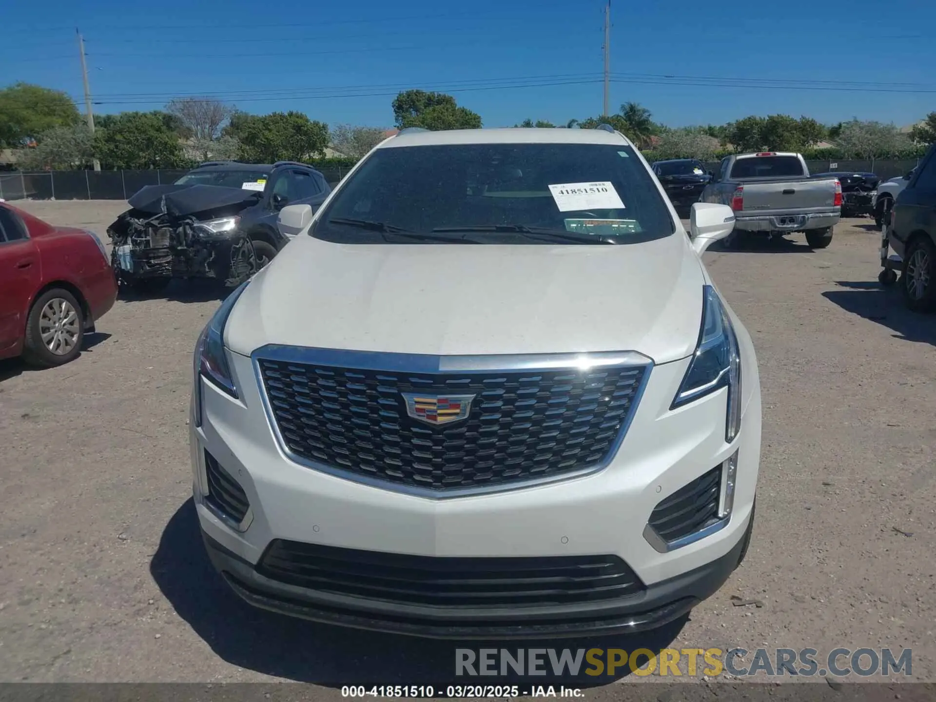 6 fotografías del automóvil dañado 1GYKNAR48MZ149757 CADILLAC XT5 2021