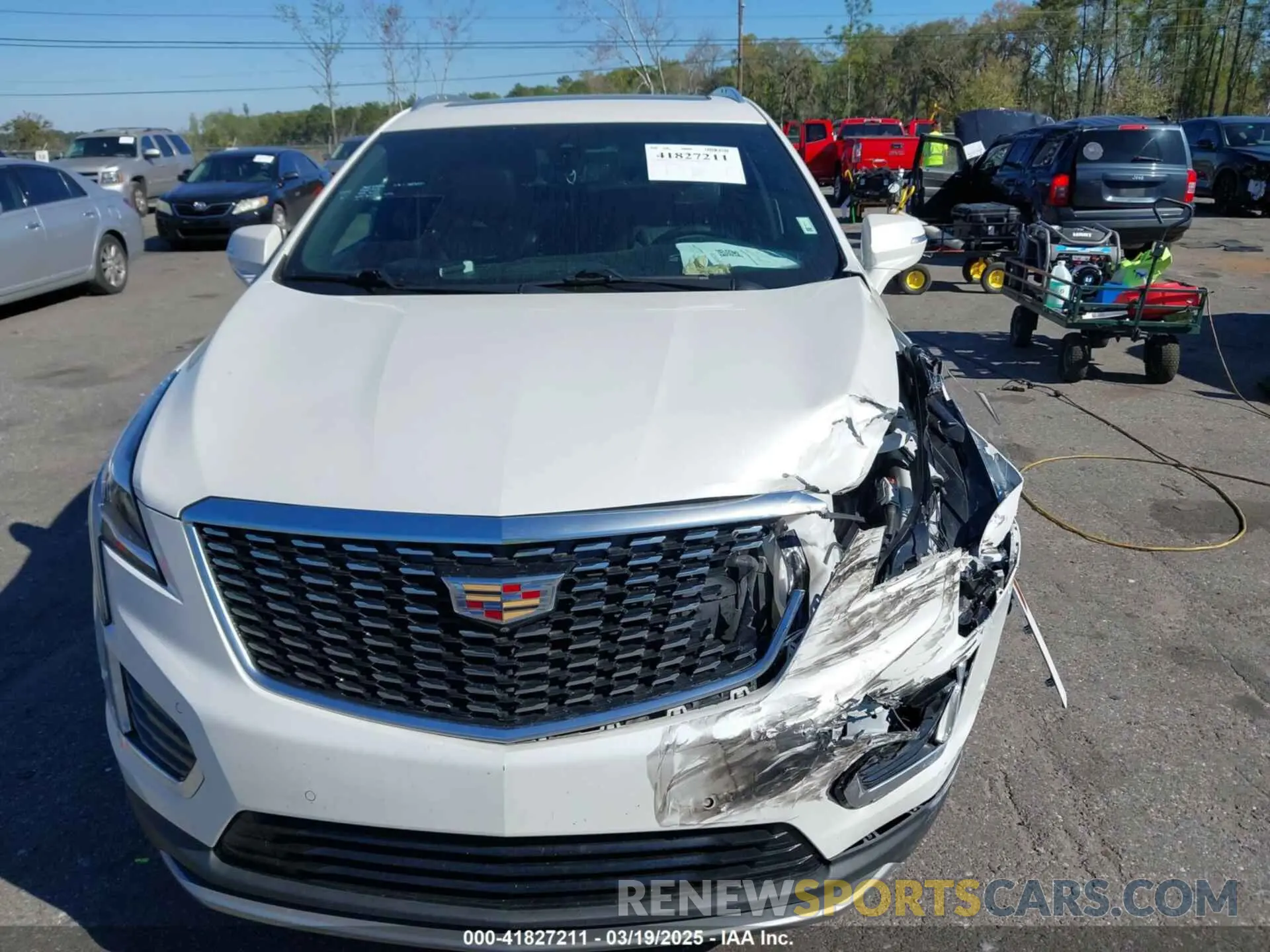 12 fotografías del automóvil dañado 1GYKNCR48MZ234688 CADILLAC XT5 2021