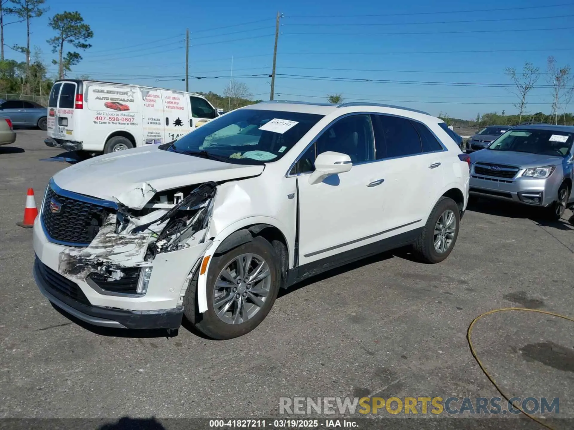 2 fotografías del automóvil dañado 1GYKNCR48MZ234688 CADILLAC XT5 2021