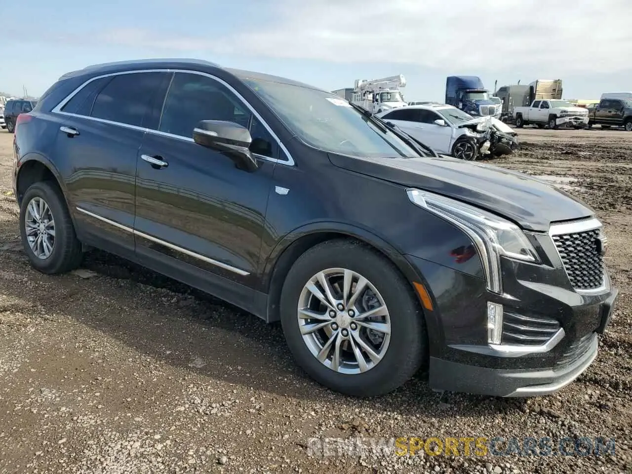 4 fotografías del automóvil dañado 1GYKNCRS1MZ107036 CADILLAC XT5 2021