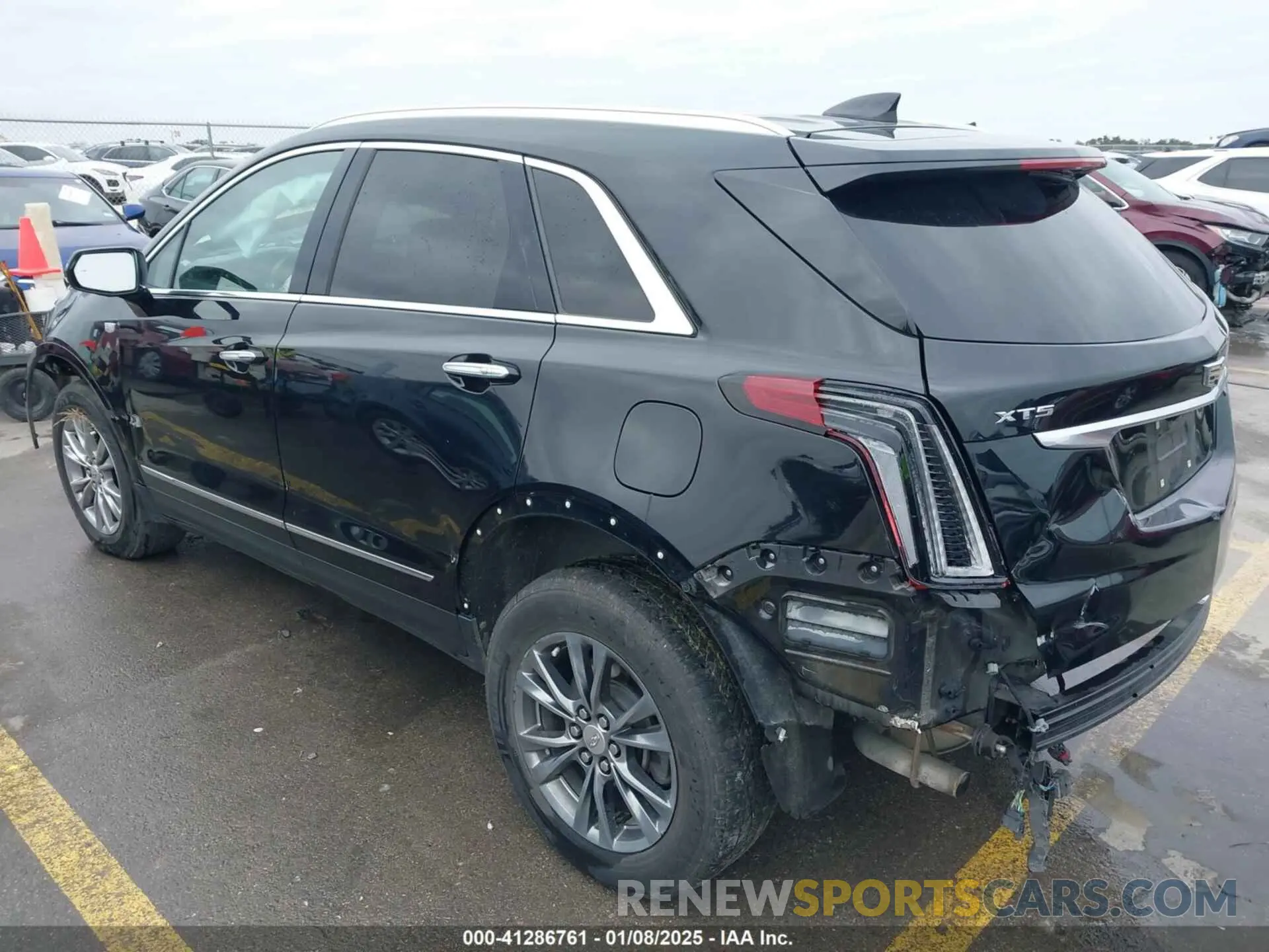 3 fotografías del automóvil dañado 1GYKNCRS3MZ103893 CADILLAC XT5 2021
