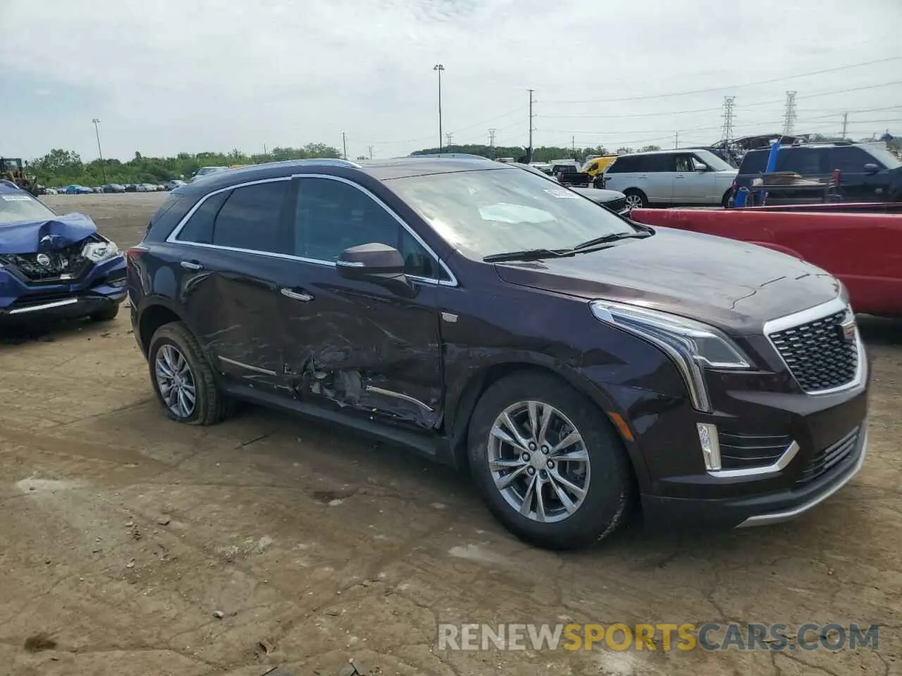 4 fotografías del automóvil dañado 1GYKNCRS9MZ217560 CADILLAC XT5 2021