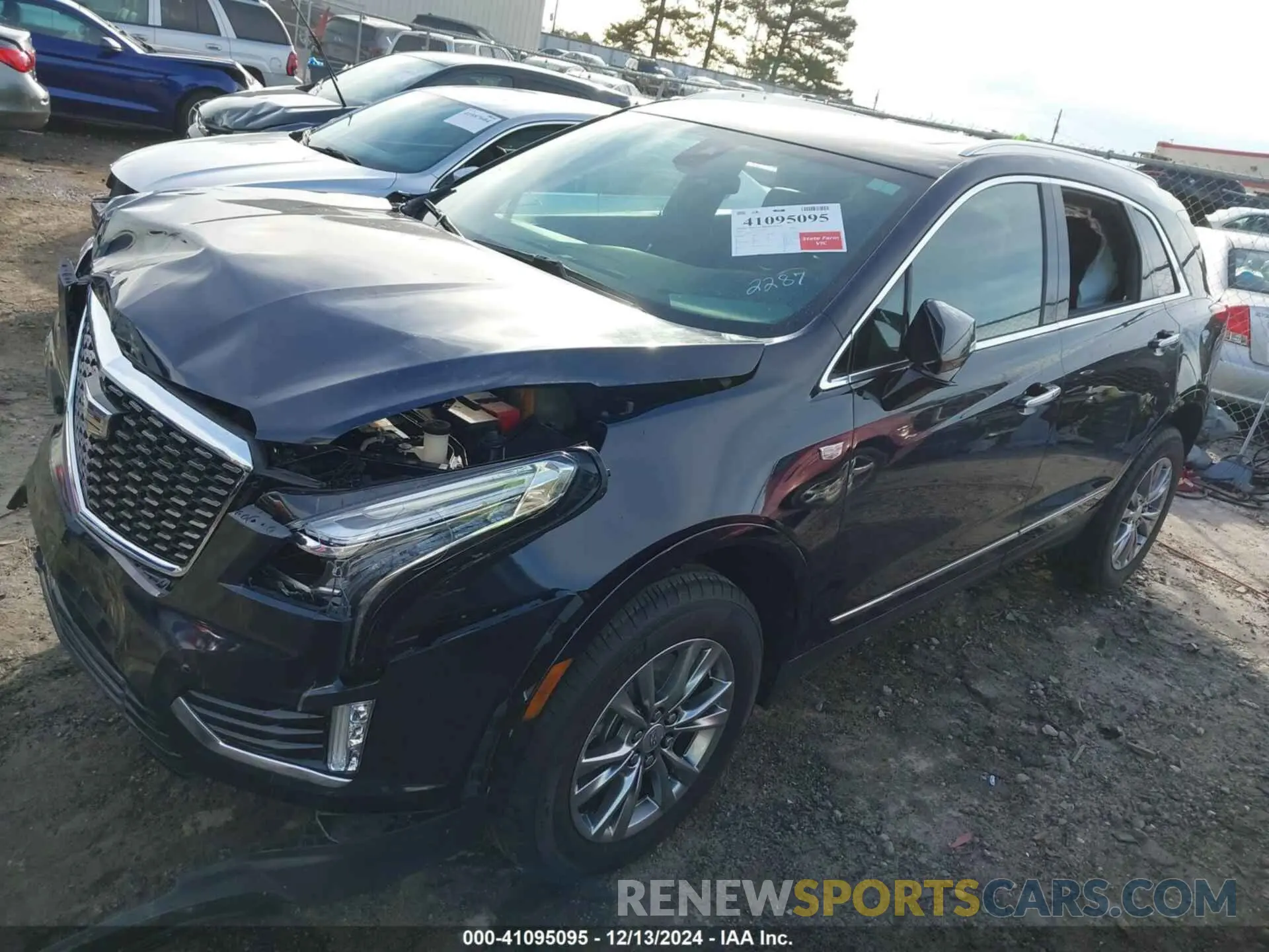 2 fotografías del automóvil dañado 1GYKNDRS5MZ122287 CADILLAC XT5 2021